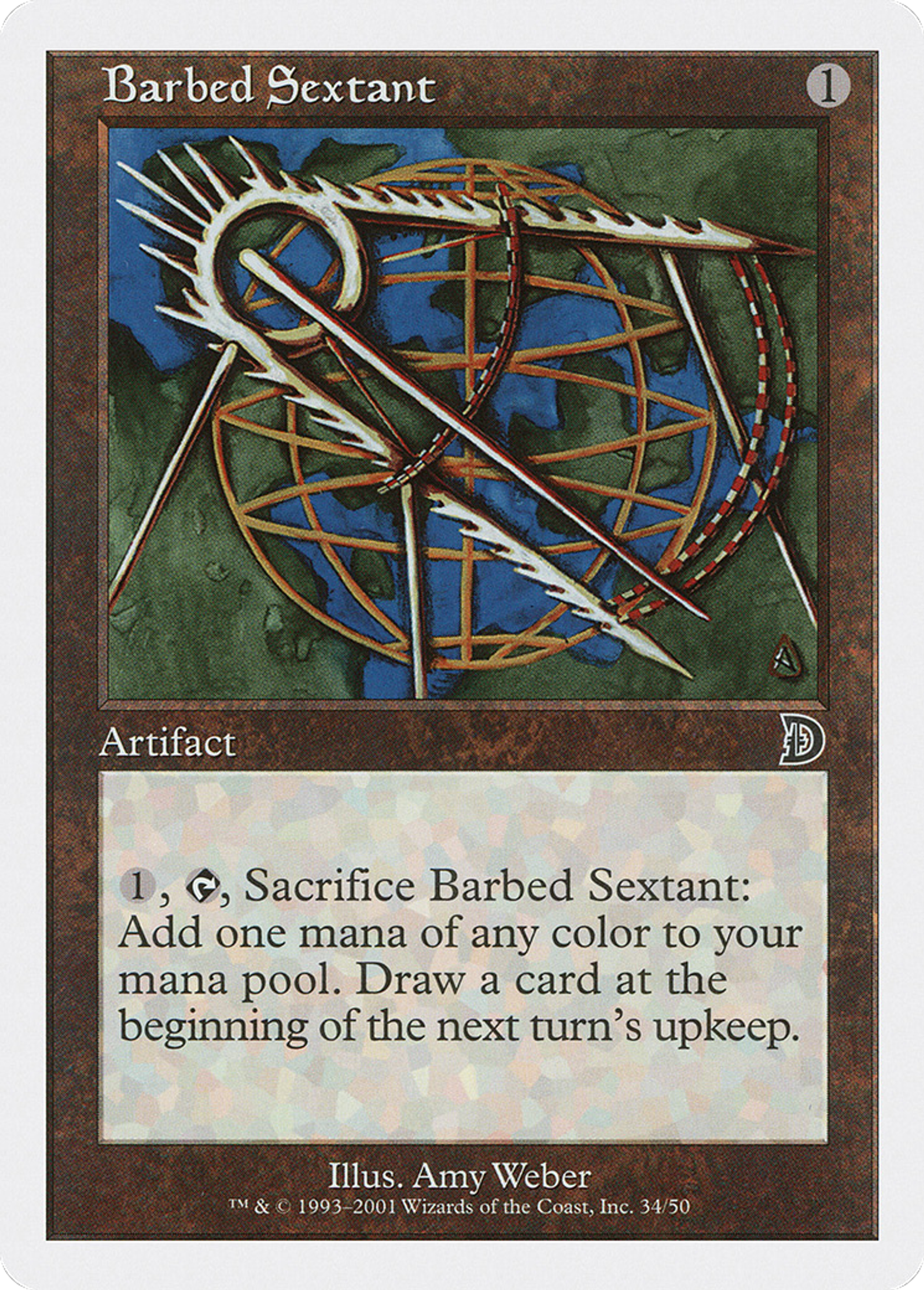 Barbed Sextant — Deckmasters — Magic: The Gathering