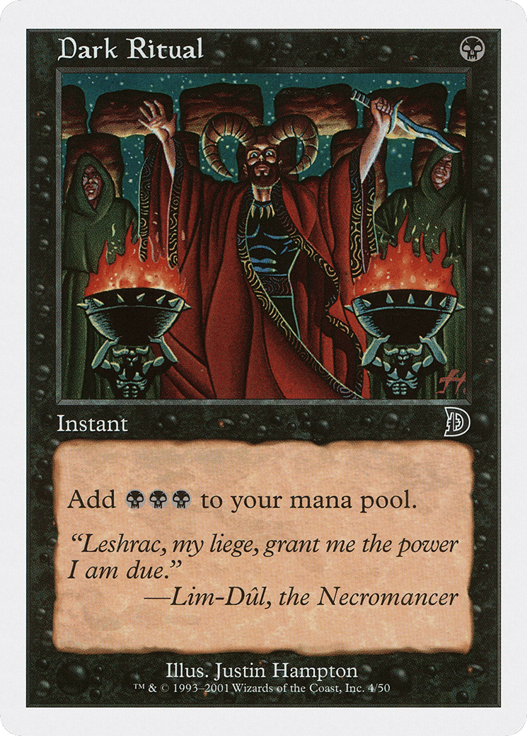 Dark Ritual — Deckmasters — Magic: The Gathering