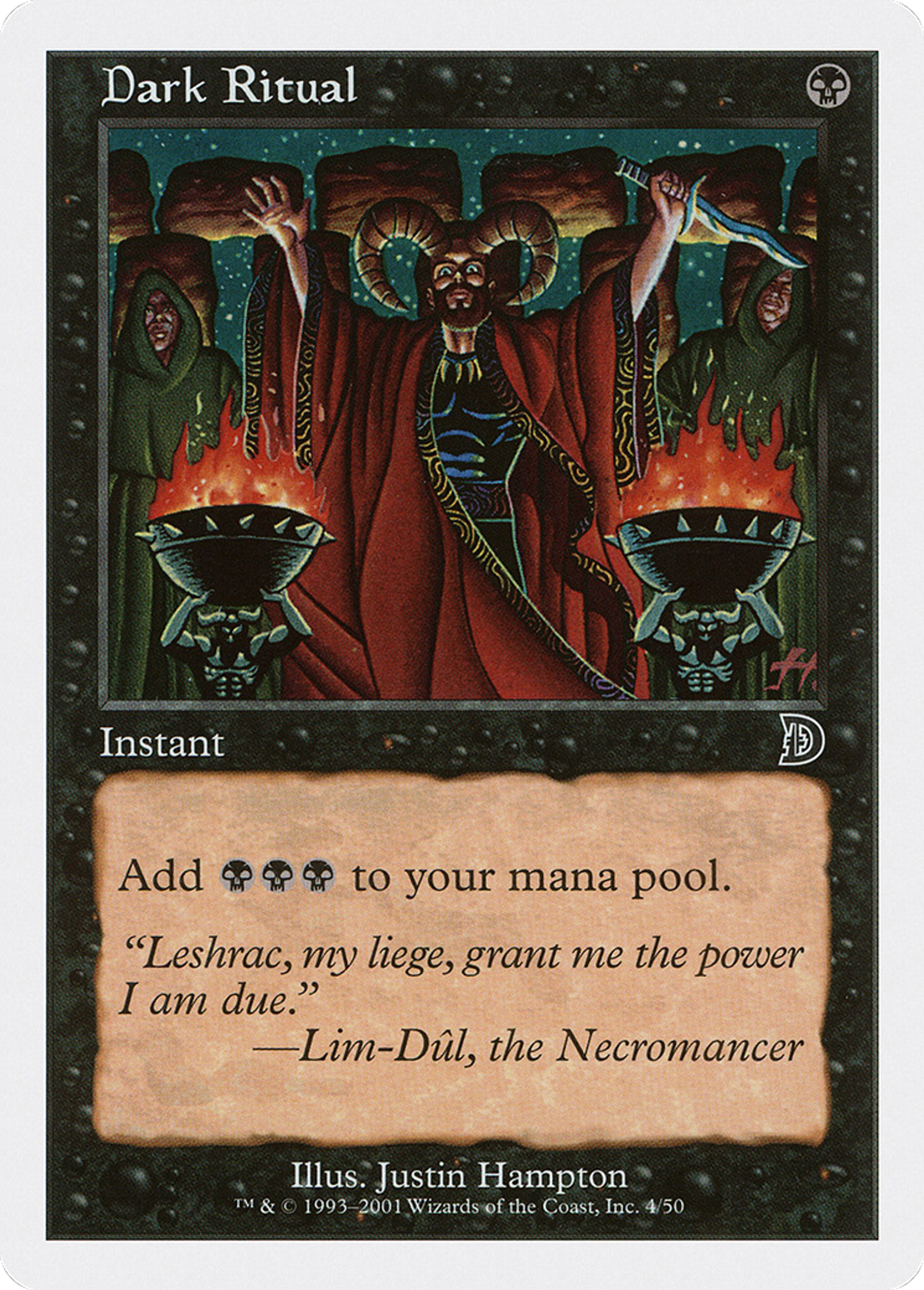 Dark Ritual — Deckmasters — Magic: The Gathering
