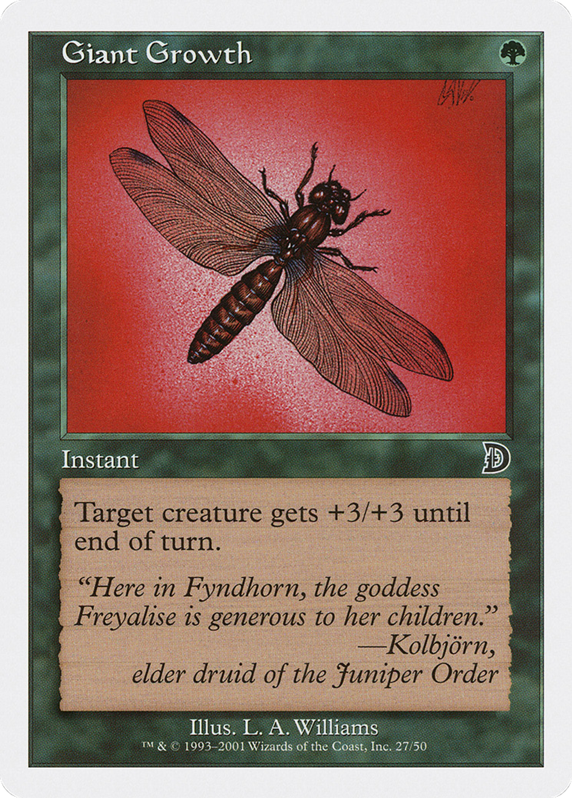 Giant Growth — Deckmasters — Magic: The Gathering