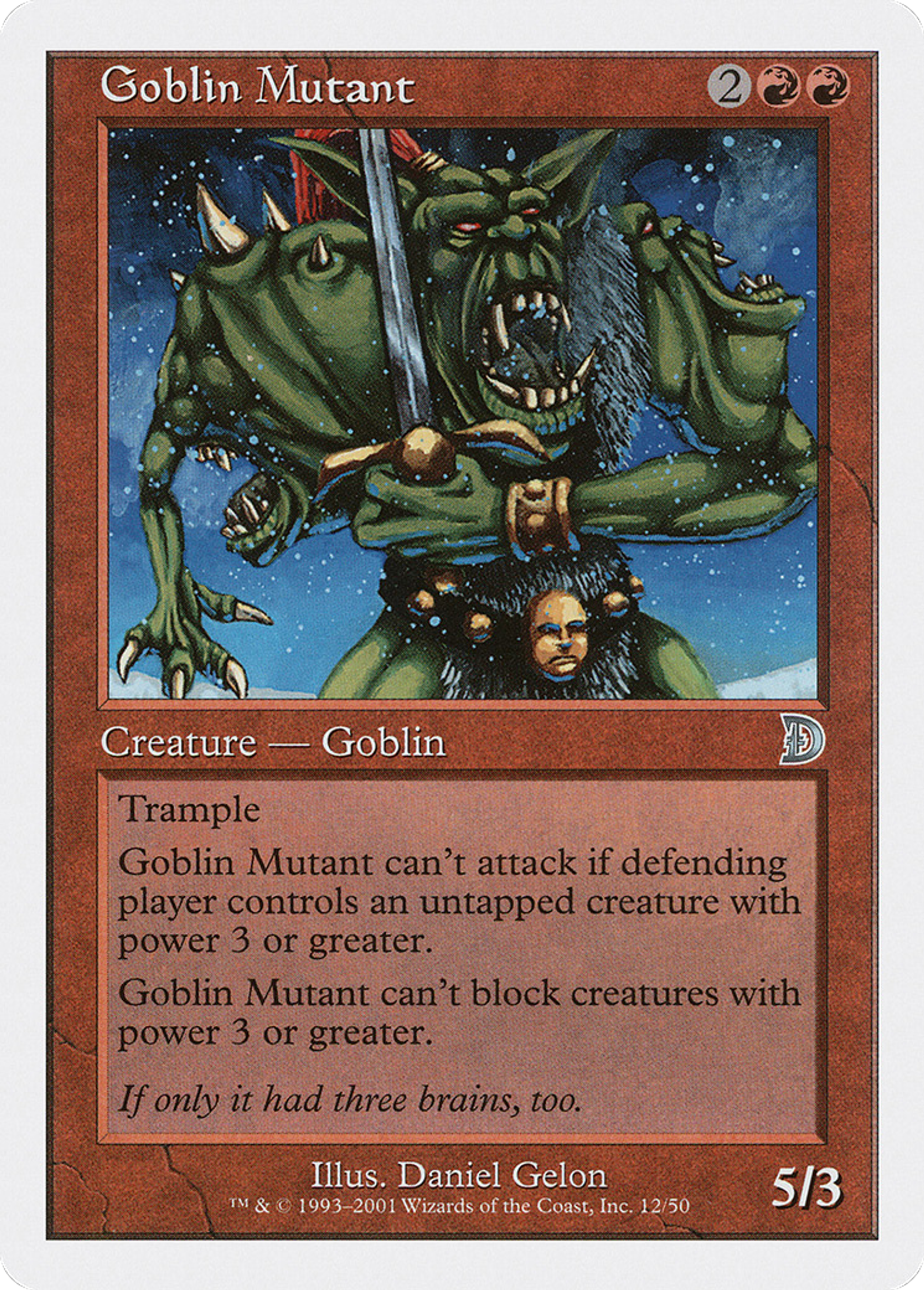 Goblin Mutant — Deckmasters — Magic: The Gathering