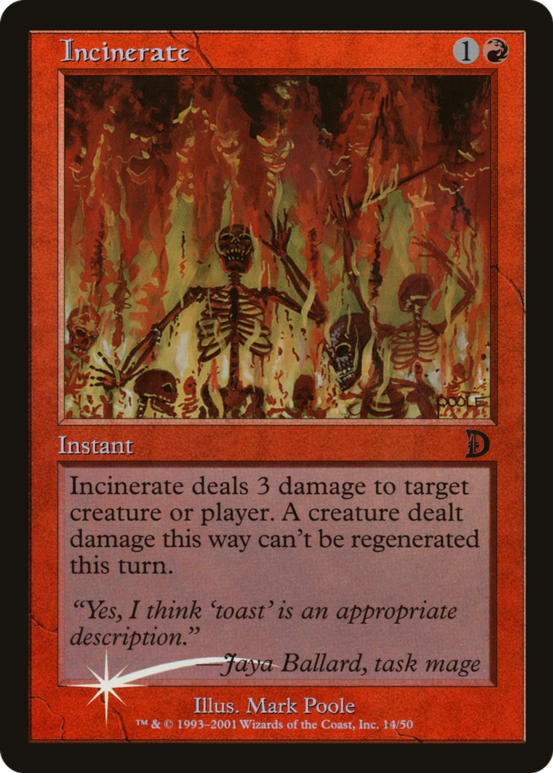 Incinerate — Deckmasters — Magic: The Gathering