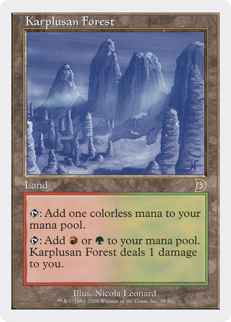 Karplusan Forest — Deckmasters — Magic: The Gathering