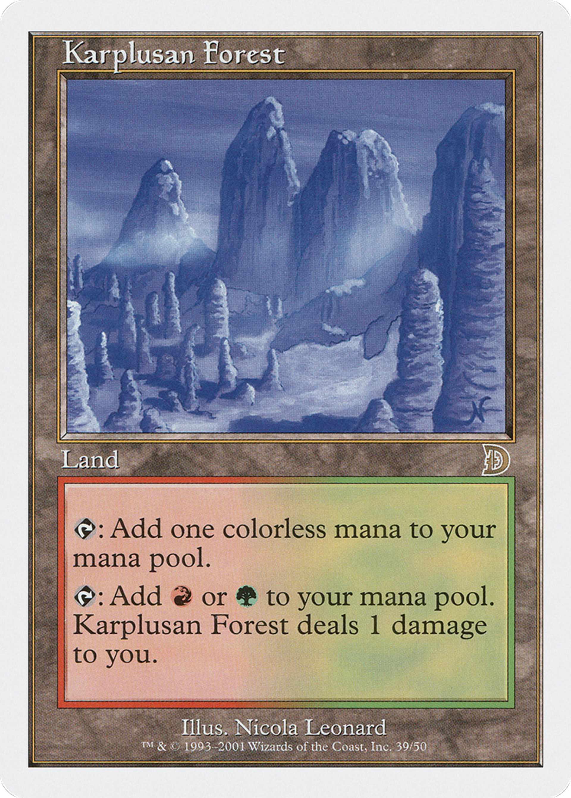 Karplusan Forest — Deckmasters — Magic: The Gathering