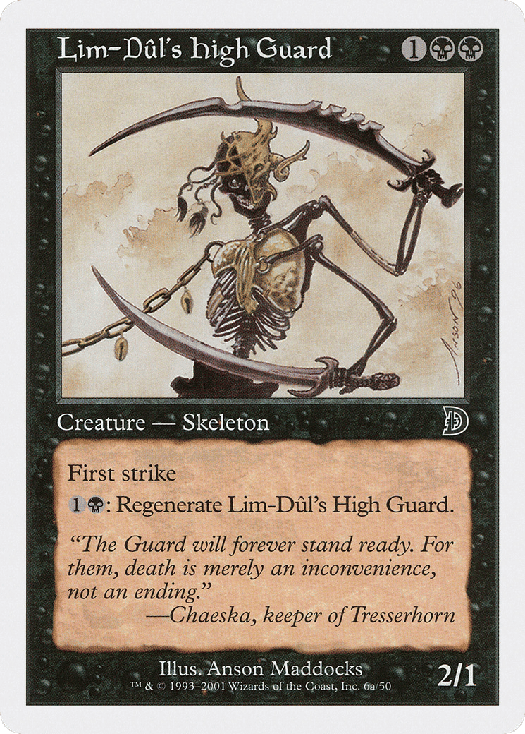 Lim-Dûl's High Guard — Deckmasters — Magic: The Gathering