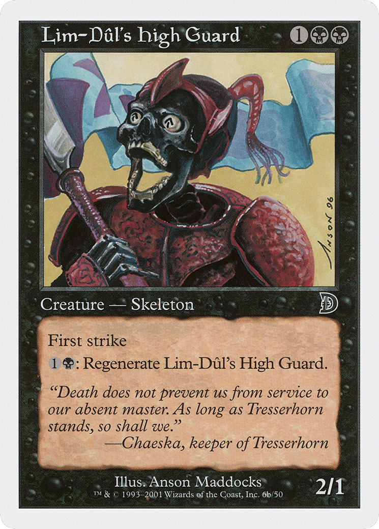Lim-Dûl's High Guard — Deckmasters — Magic: The Gathering
