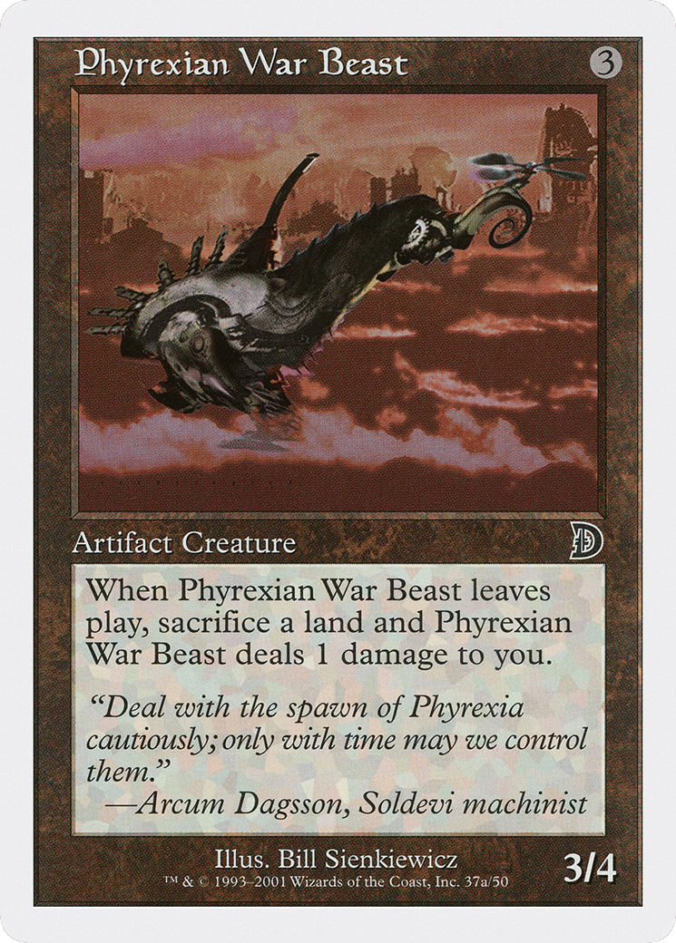 Phyrexian War Beast — Deckmasters — Magic: The Gathering