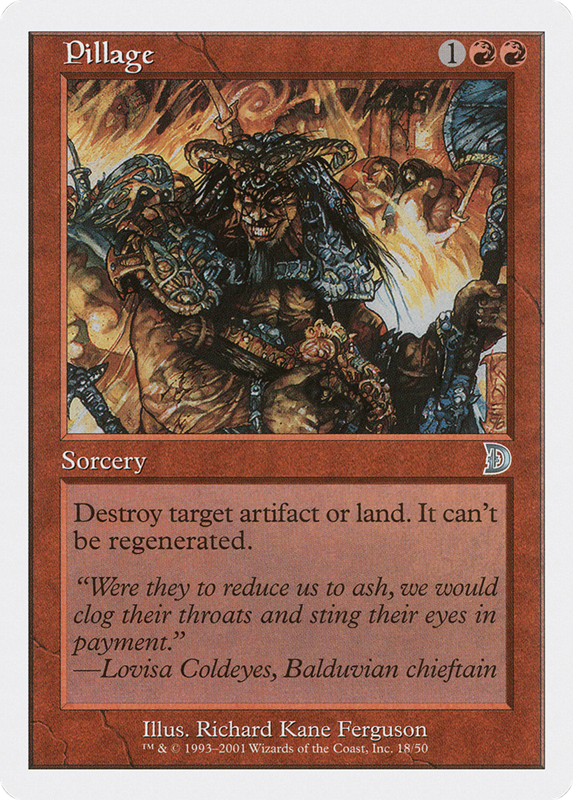 Pillage — Deckmasters — Magic: The Gathering
