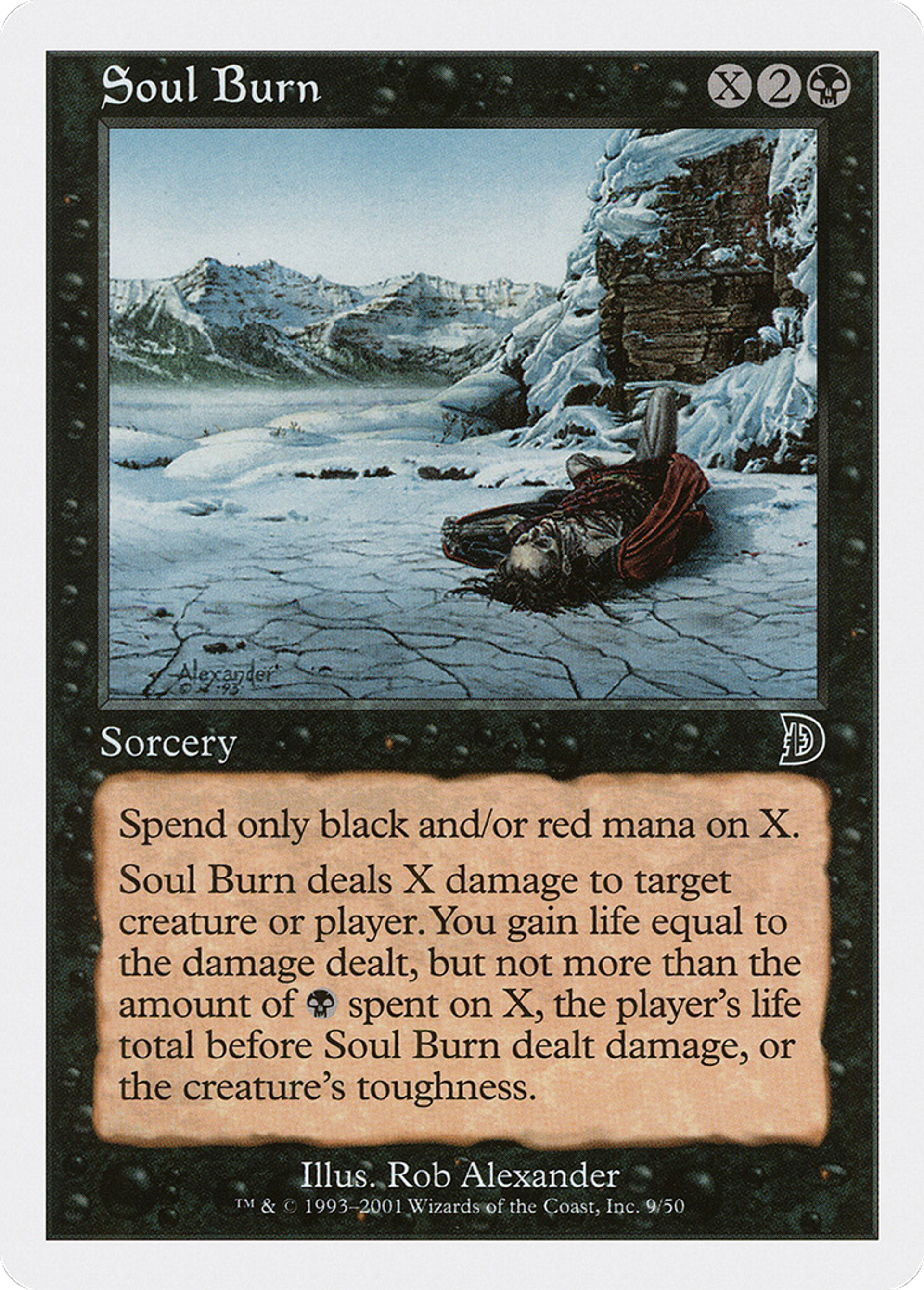 Soul Burn — Deckmasters — Magic: The Gathering