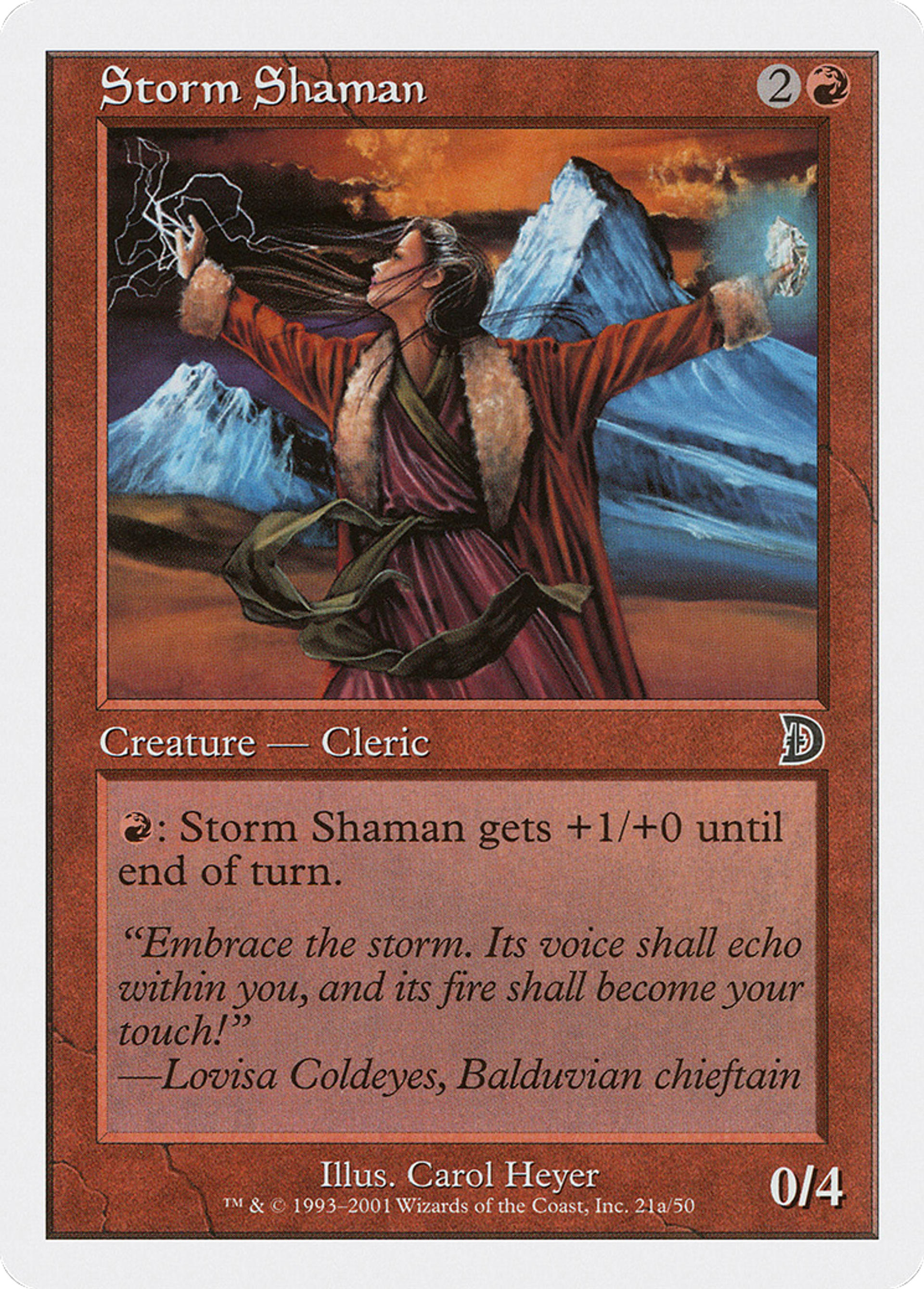 Storm Shaman — Deckmasters — Magic: The Gathering