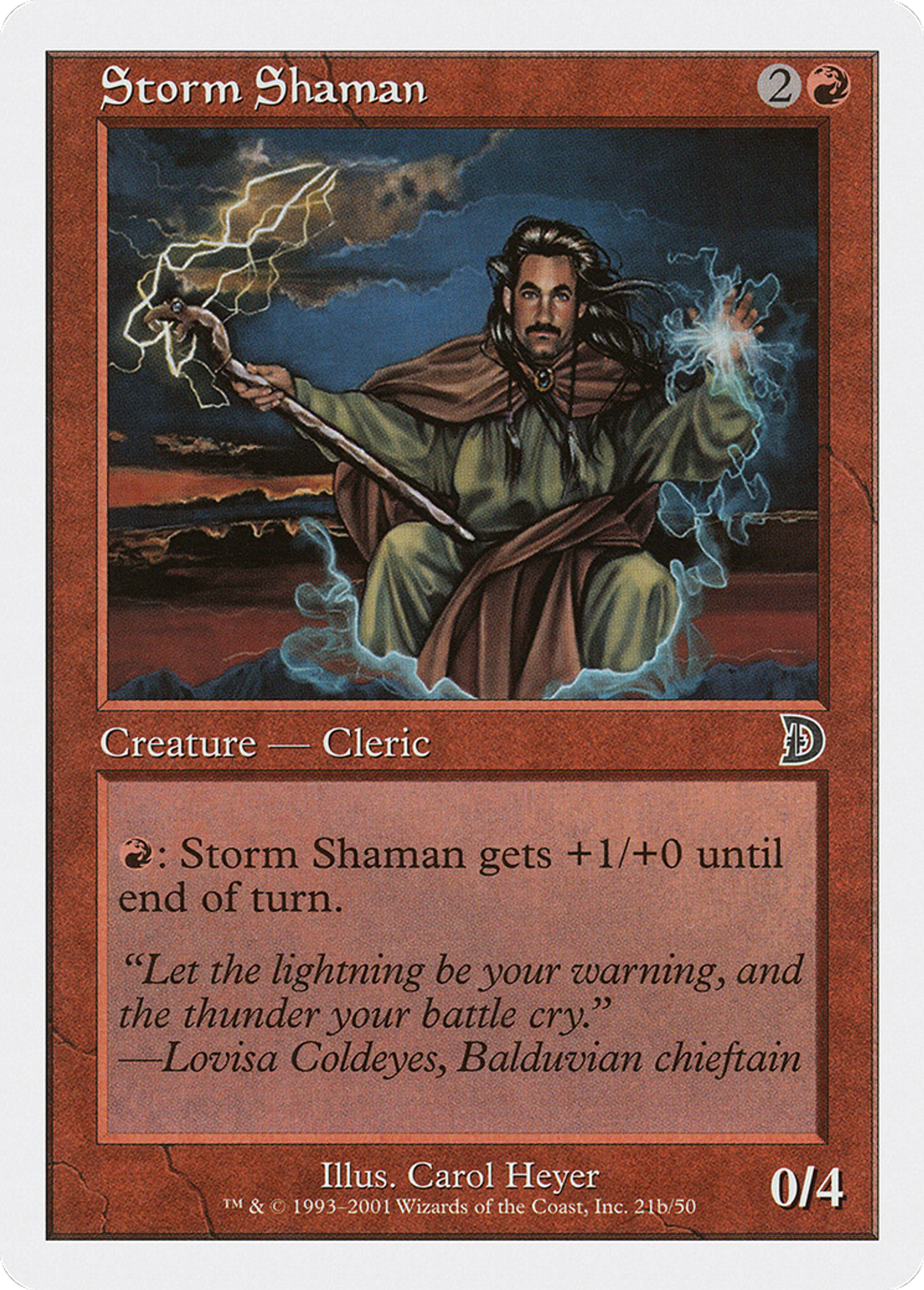 Storm Shaman — Deckmasters — Magic: The Gathering