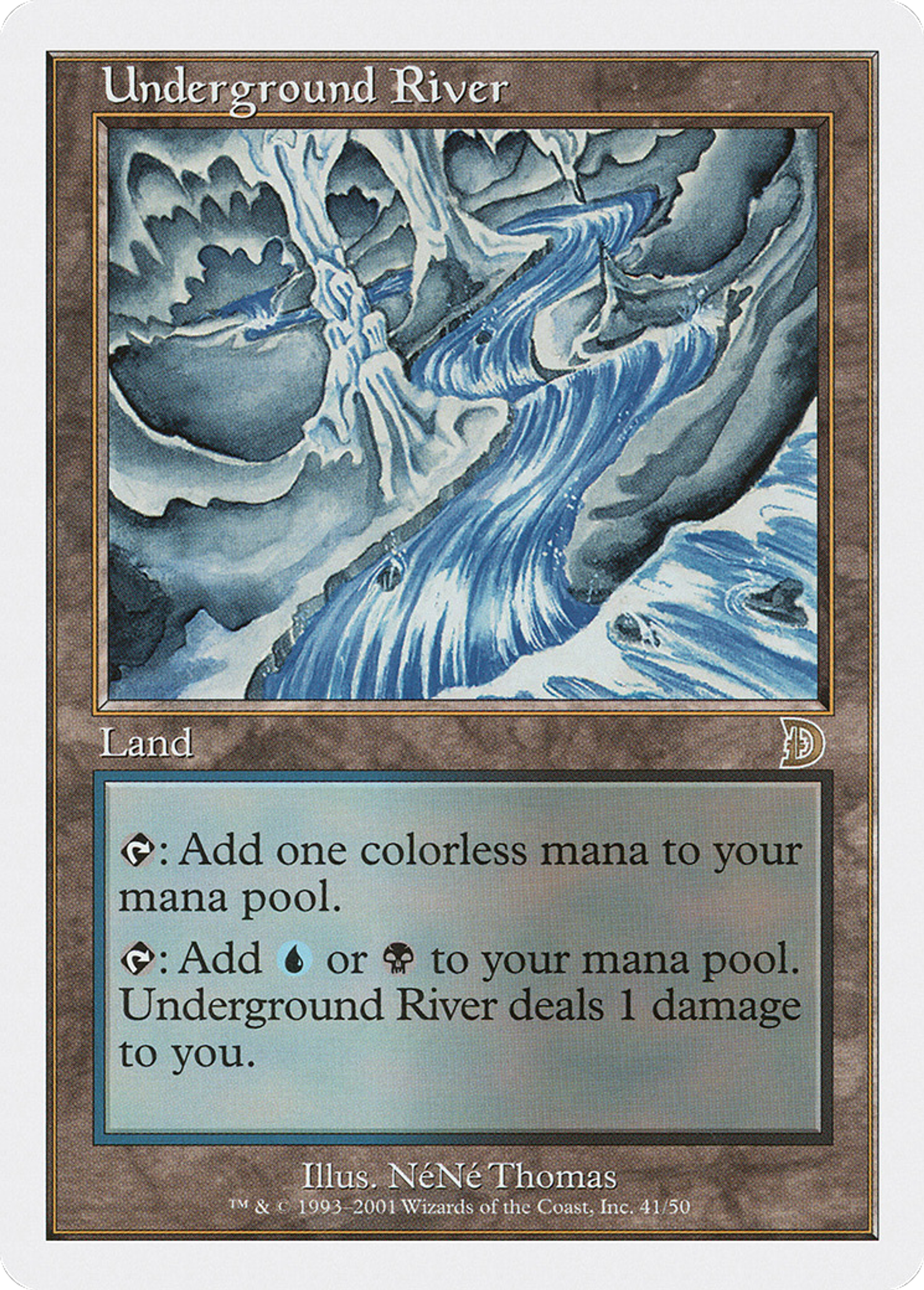 Underground River — Deckmasters — Magic: The Gathering