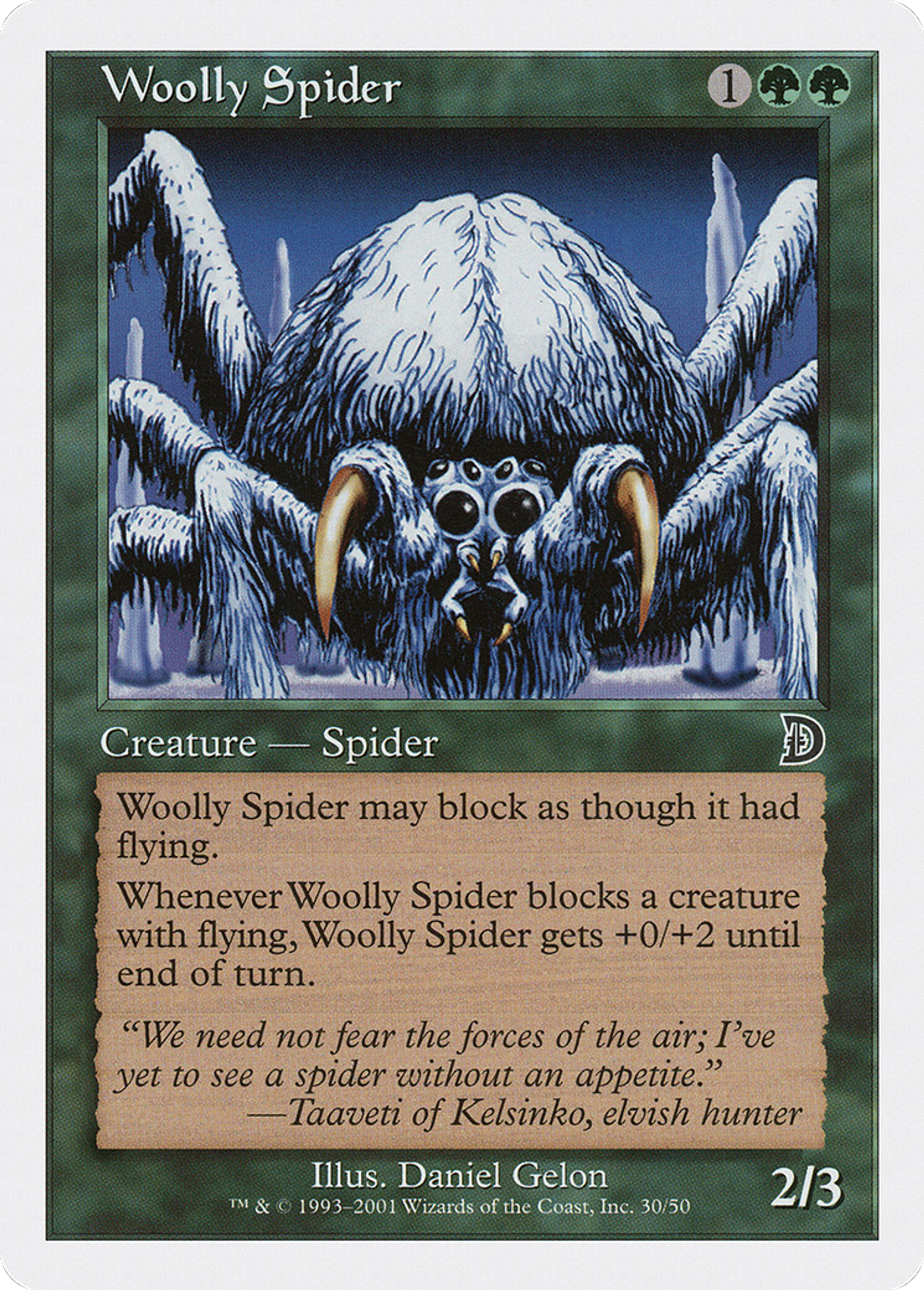 Woolly Spider — Deckmasters — Magic: The Gathering