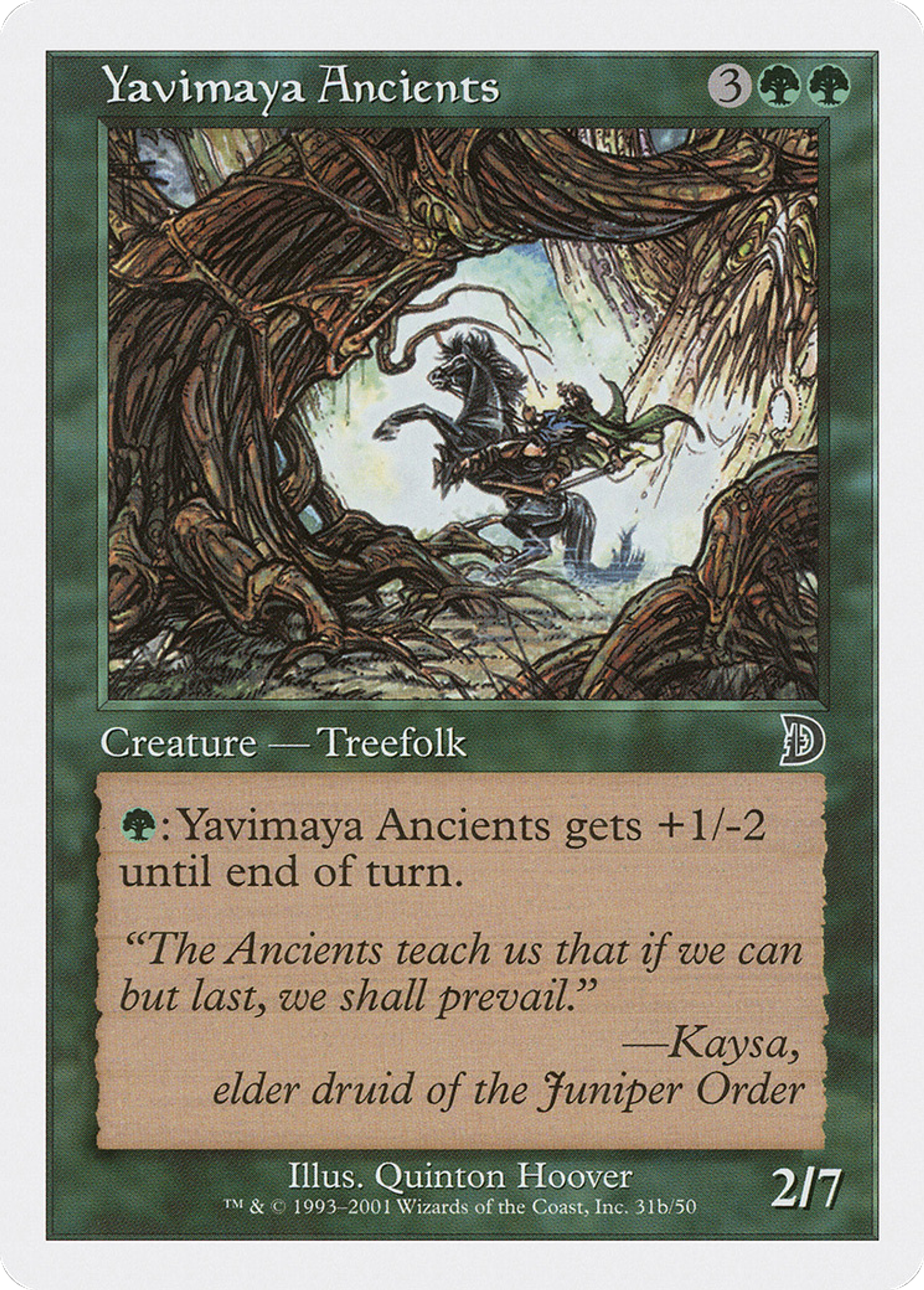 Yavimaya Ancients — Deckmasters — Magic: The Gathering