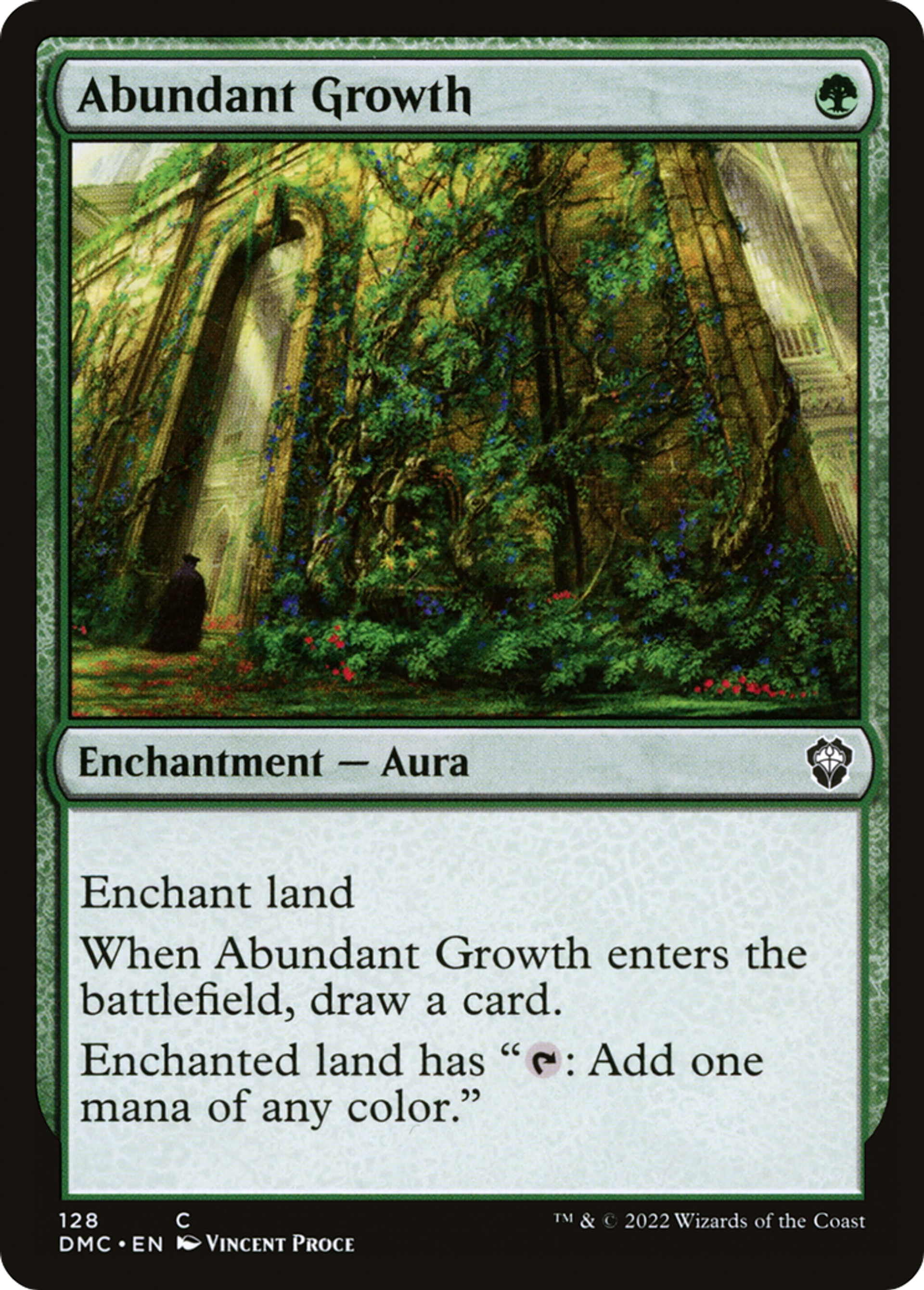 Abundant Growth — Dominaria United Commander — Magic: The Gathering