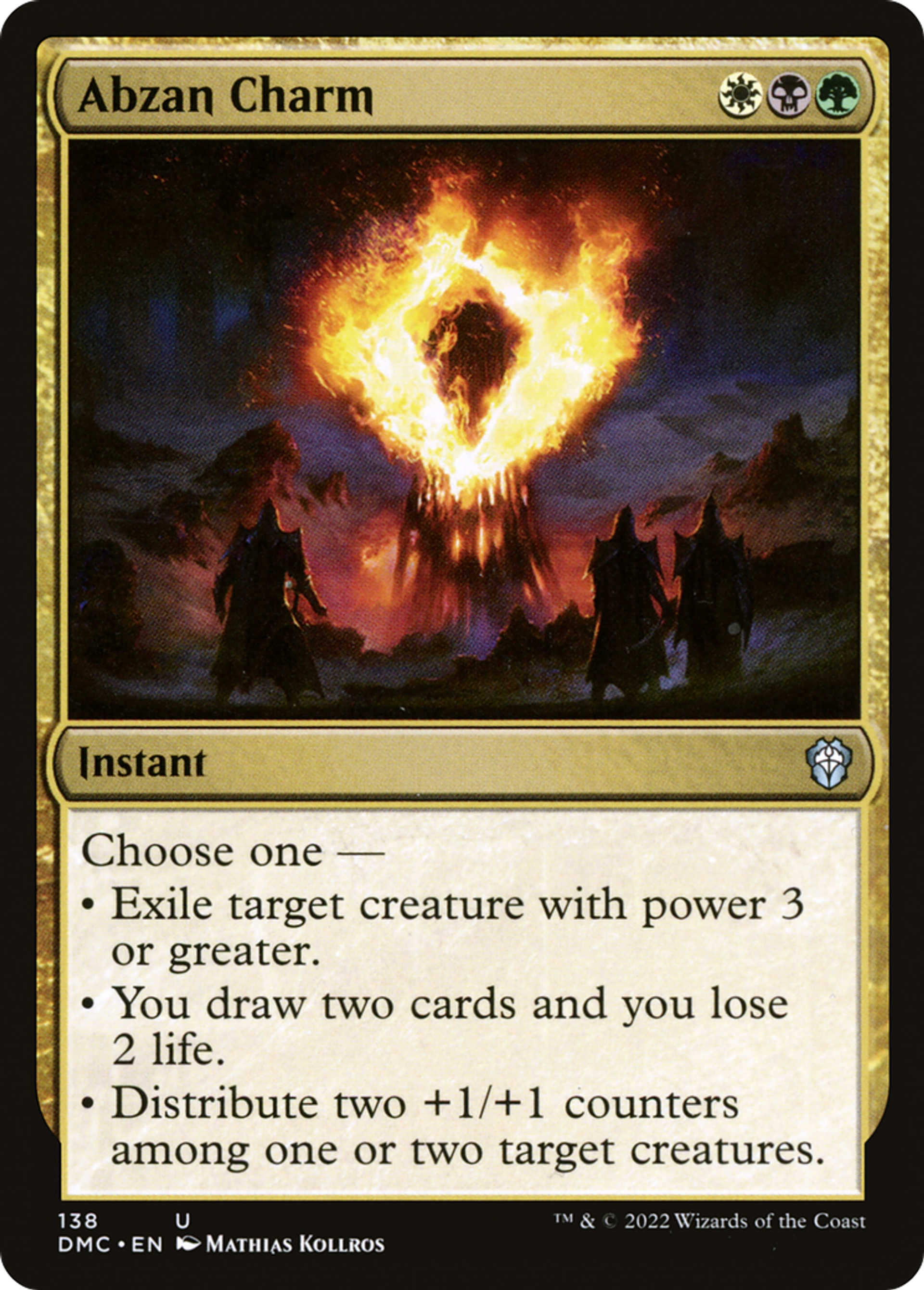 Abzan Charm — Dominaria United Commander — Magic: The Gathering