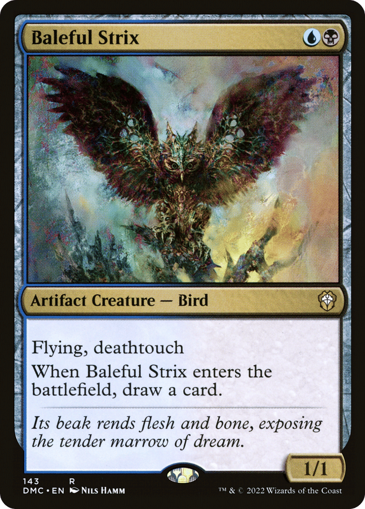 Baleful Strix — Dominaria United Commander — Magic: The Gathering
