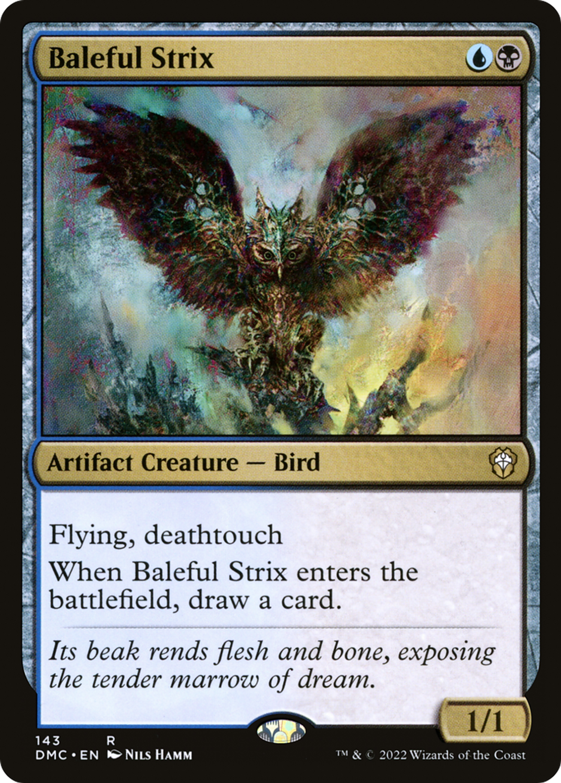 Baleful Strix — Dominaria United Commander — Magic: The Gathering