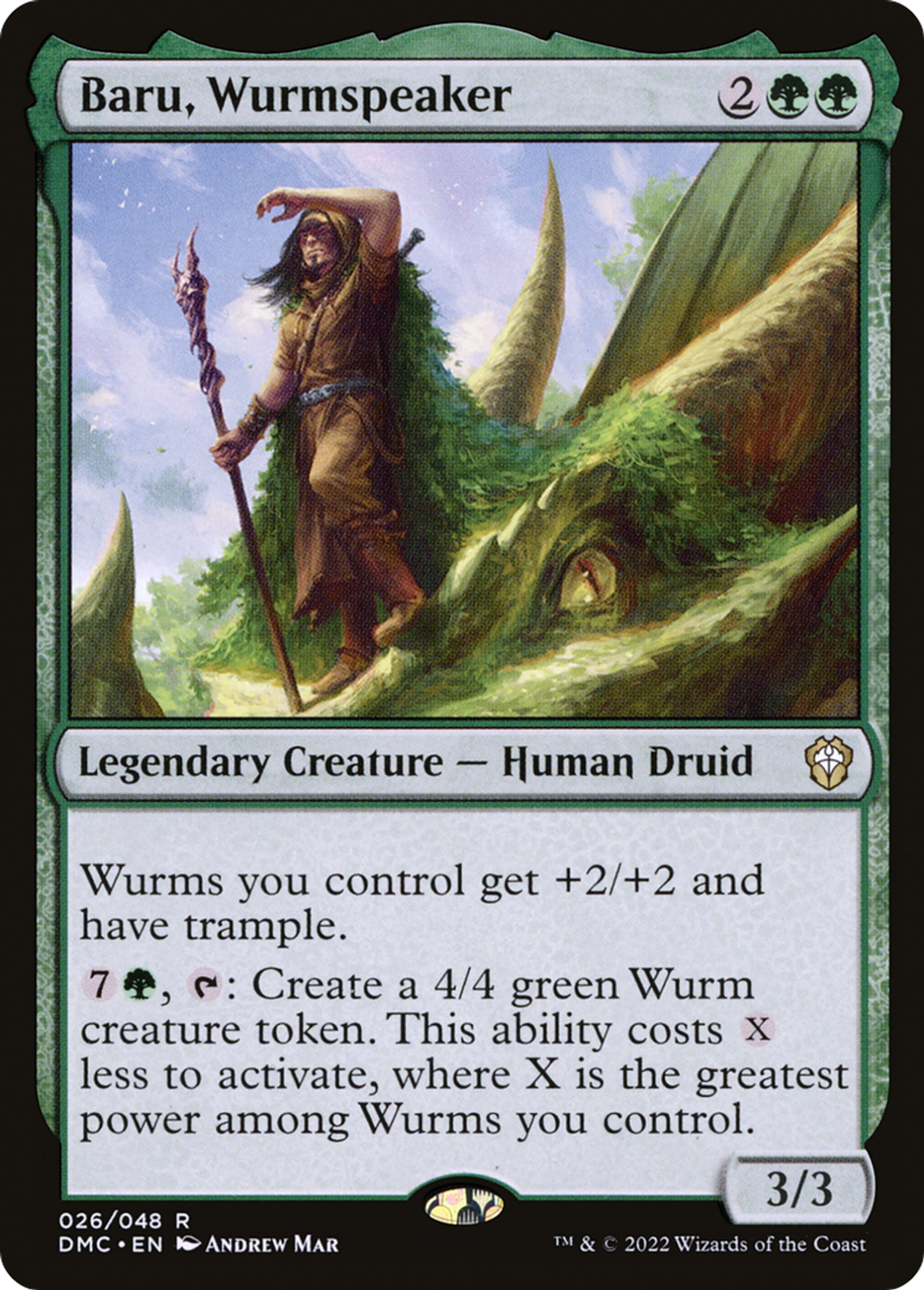 Baru, Wurmspeaker — Dominaria United Commander — Magic: The Gathering
