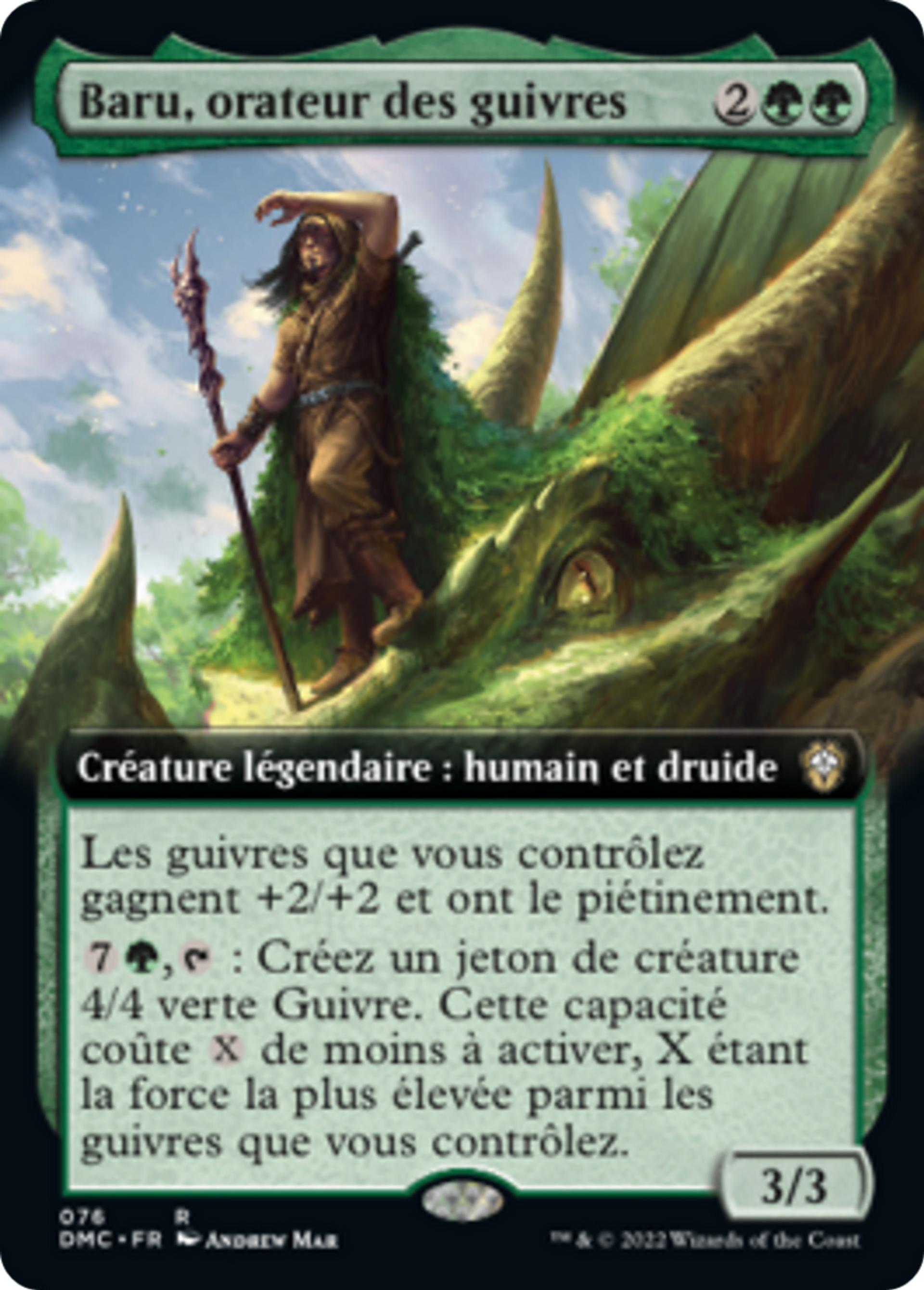 Baru, orateur des guivres — Dominaria United Commander — Magic: The Gathering