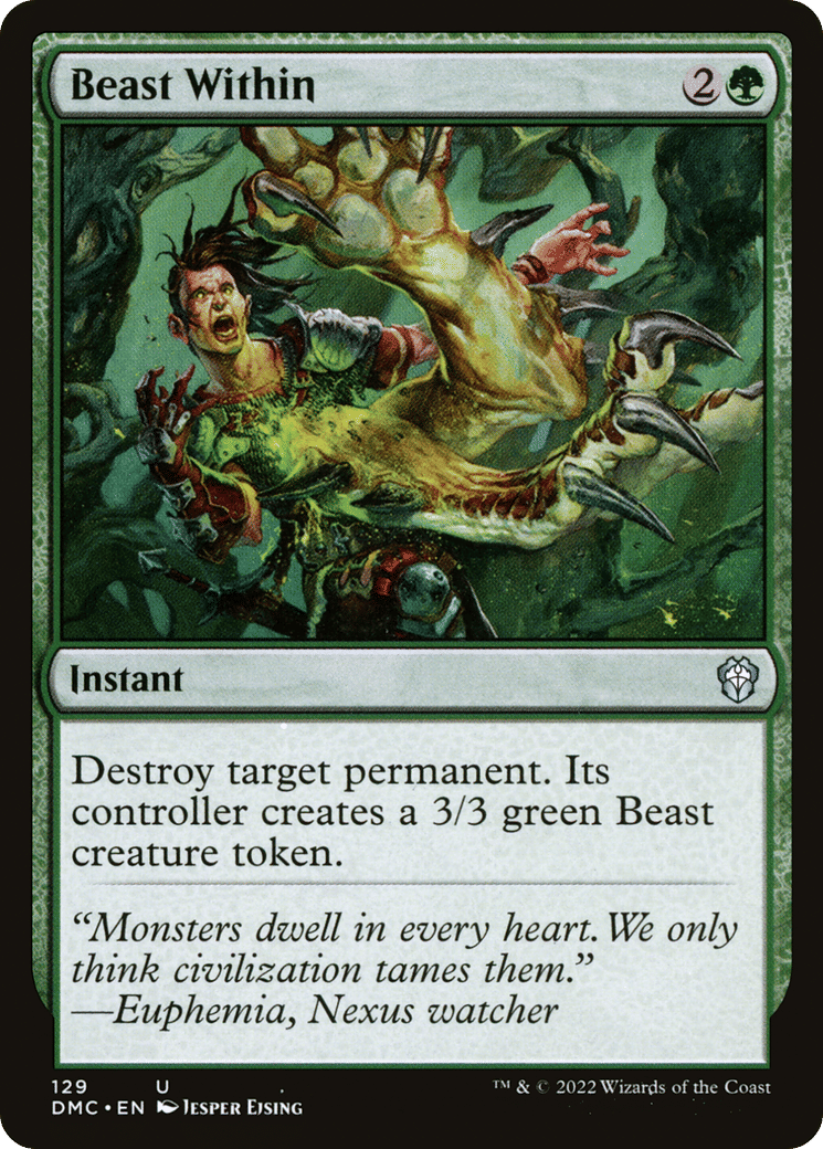 Beast Within — Dominaria United Commander — Magic: The Gathering