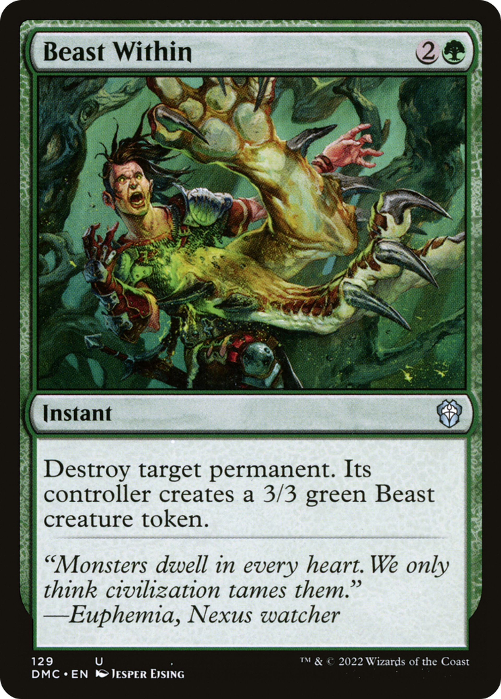 Beast Within — Dominaria United Commander — Magic: The Gathering