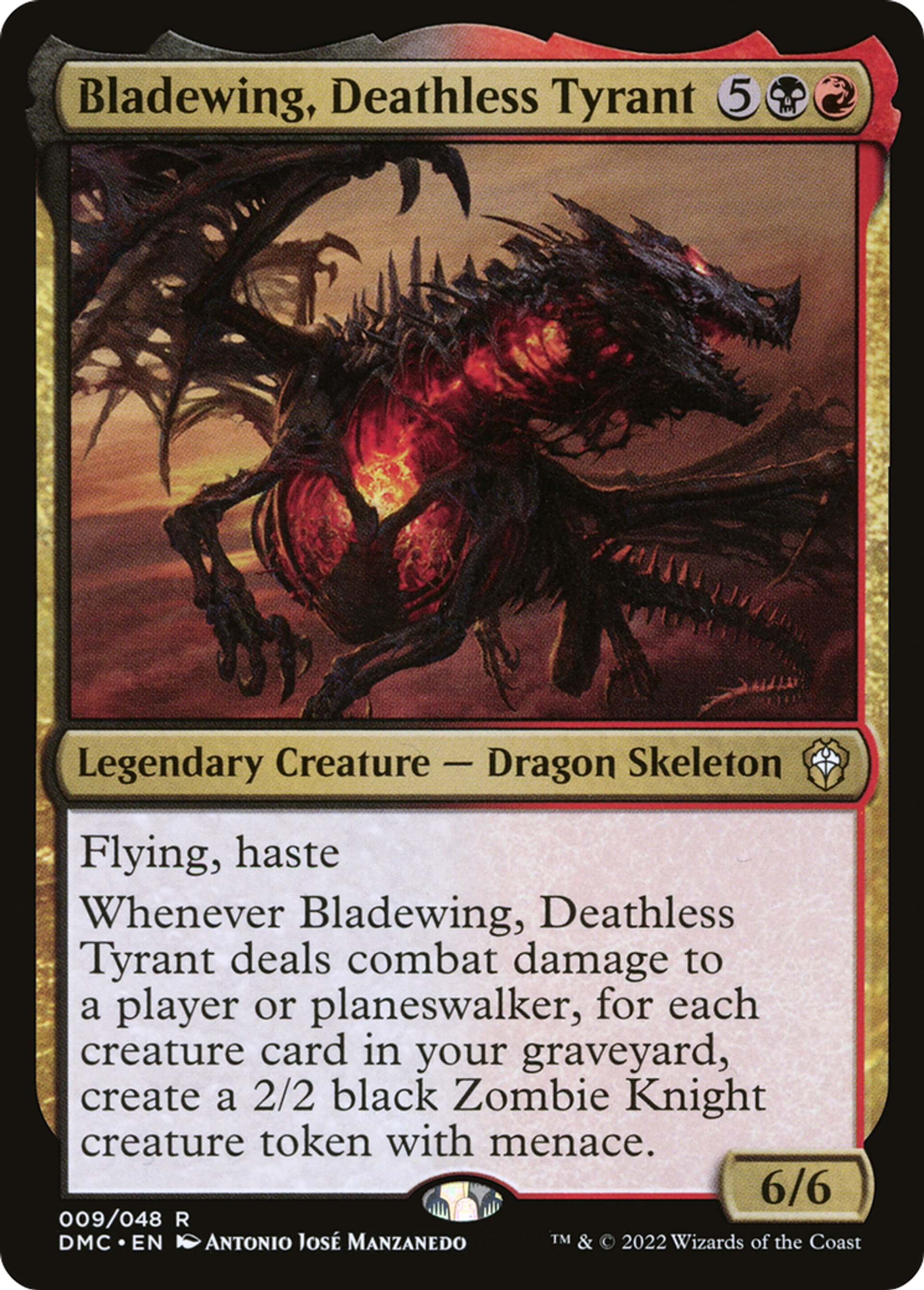 Bladewing, Deathless Tyrant — Dominaria United Commander — Magic: The Gathering