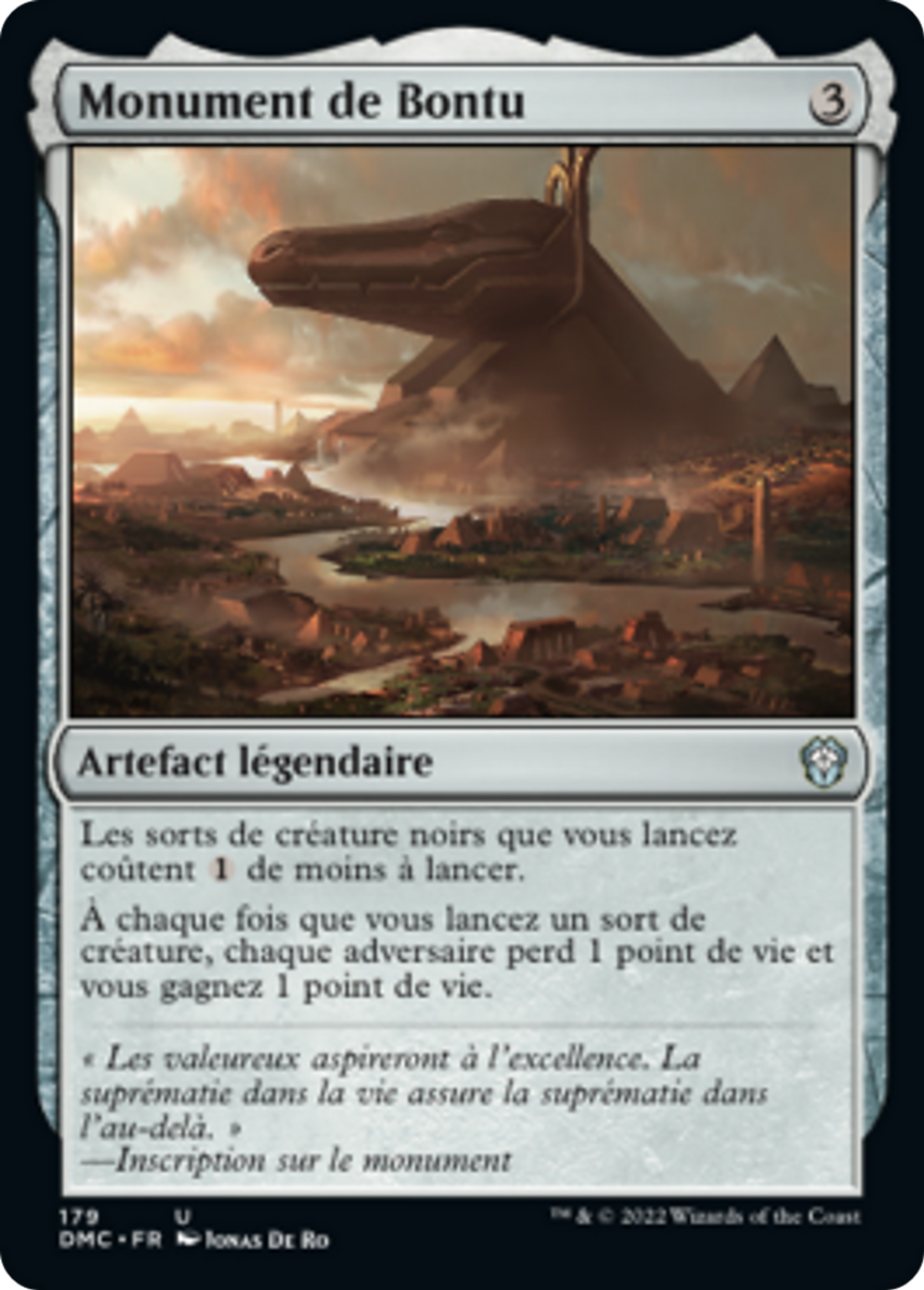 Monument de Bontu — Dominaria United Commander — Magic: The Gathering