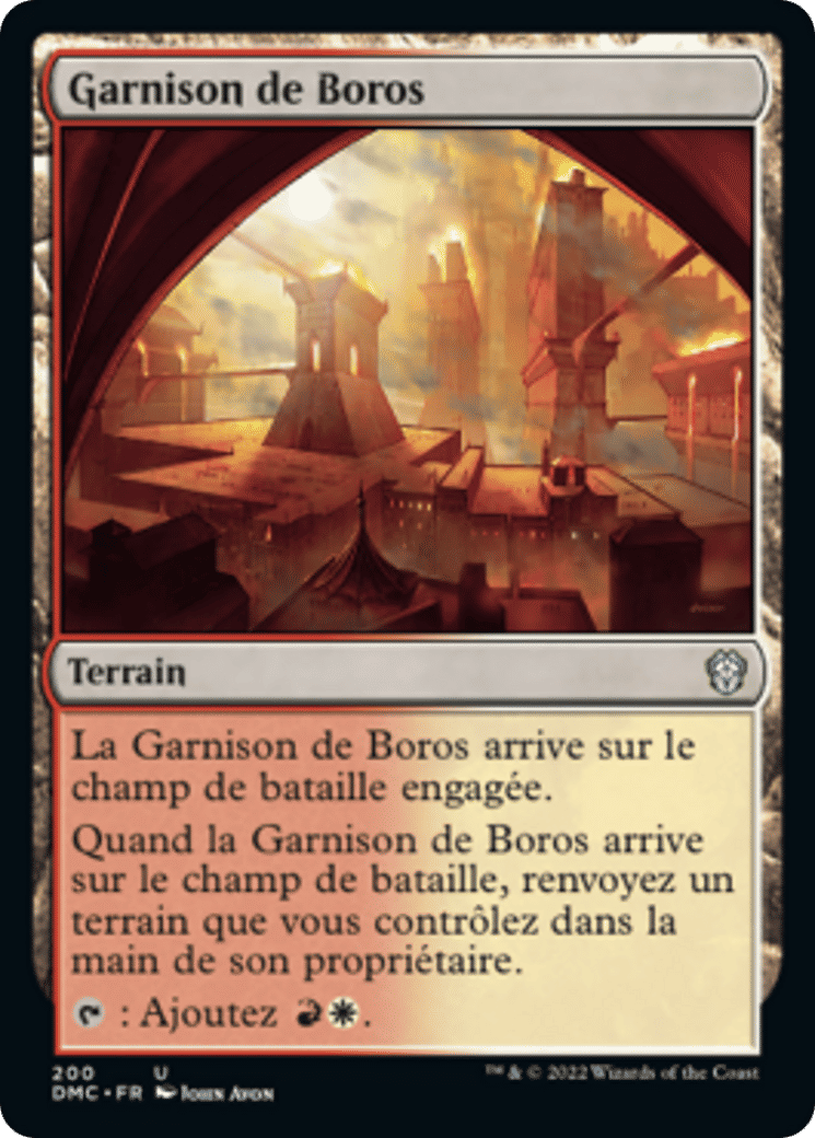Garnison de Boros — Dominaria United Commander — Magic: The Gathering