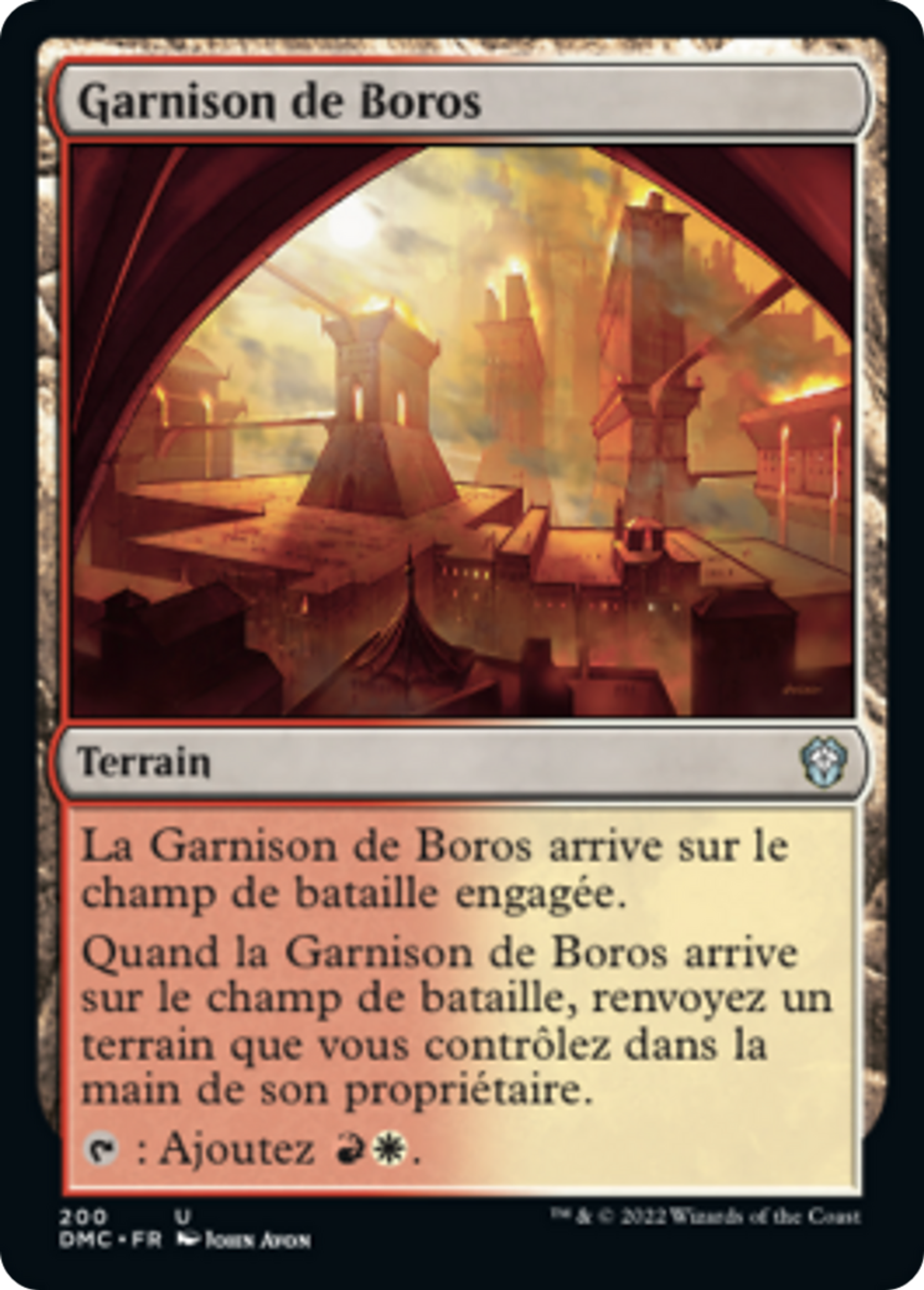 Garnison de Boros — Dominaria United Commander — Magic: The Gathering