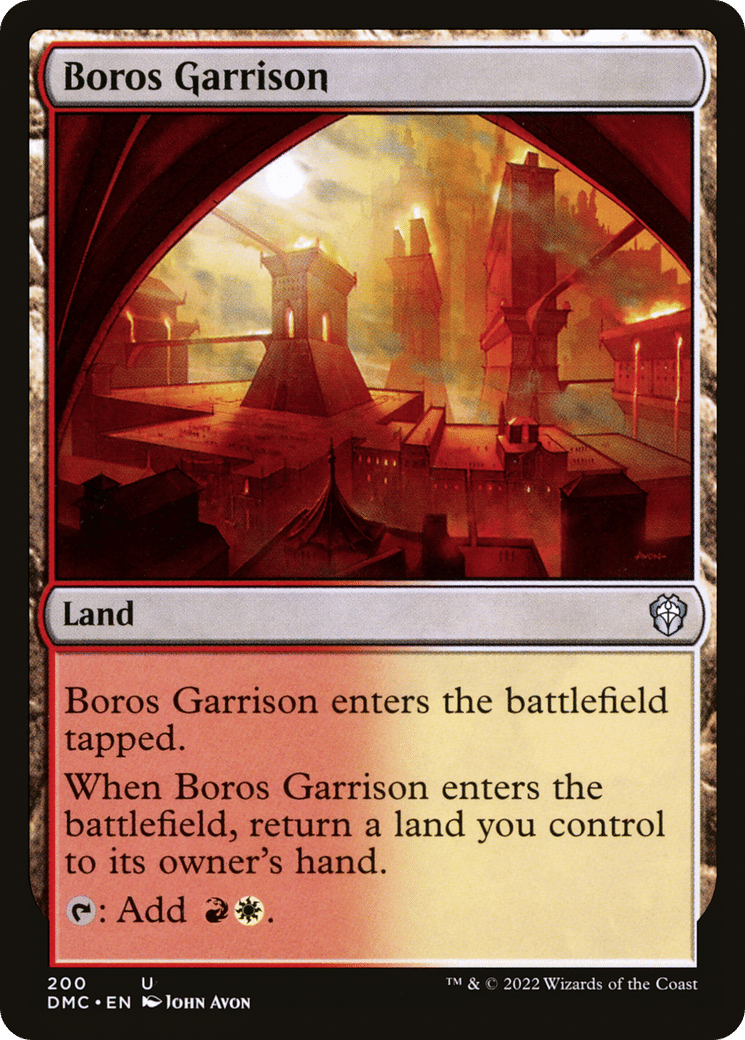 Boros Garrison — Dominaria United Commander — Magic: The Gathering
