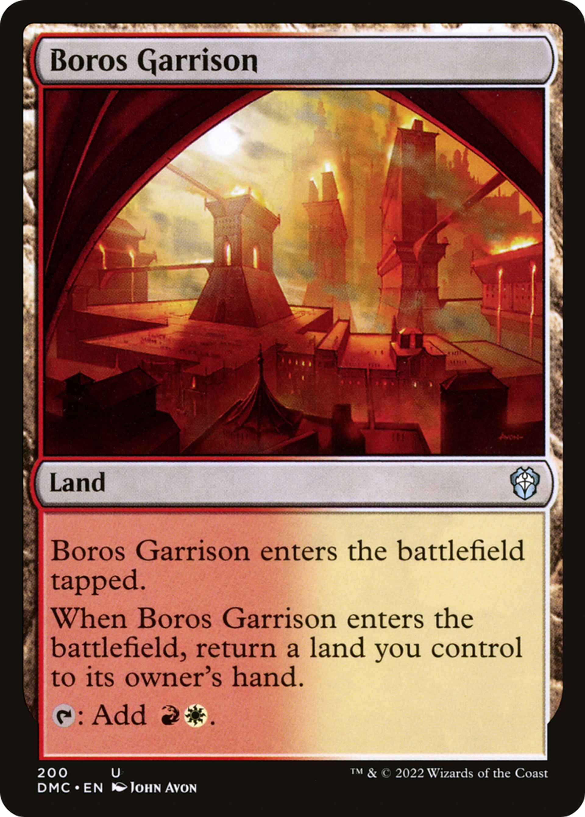 Boros Garrison — Dominaria United Commander — Magic: The Gathering