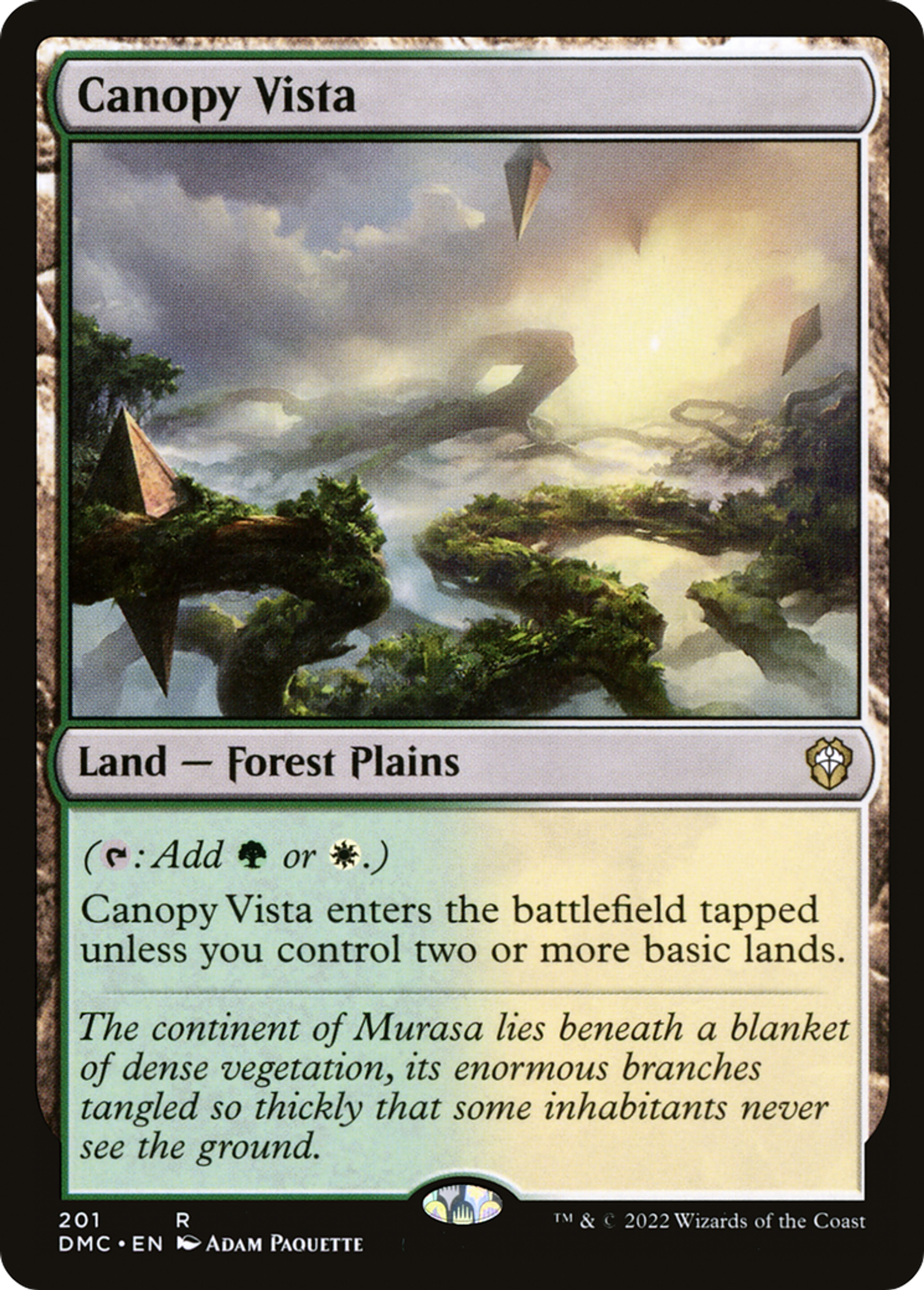 Canopy Vista — Dominaria United Commander — Magic: The Gathering
