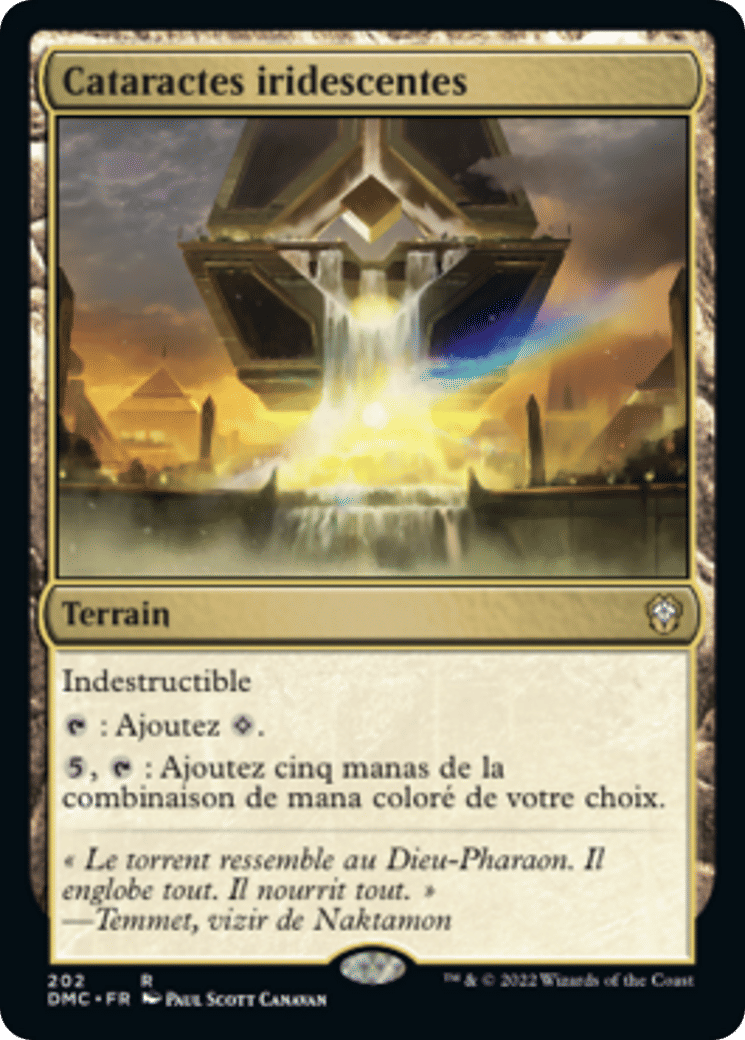 Cataractes iridescentes — Dominaria United Commander — Magic: The Gathering