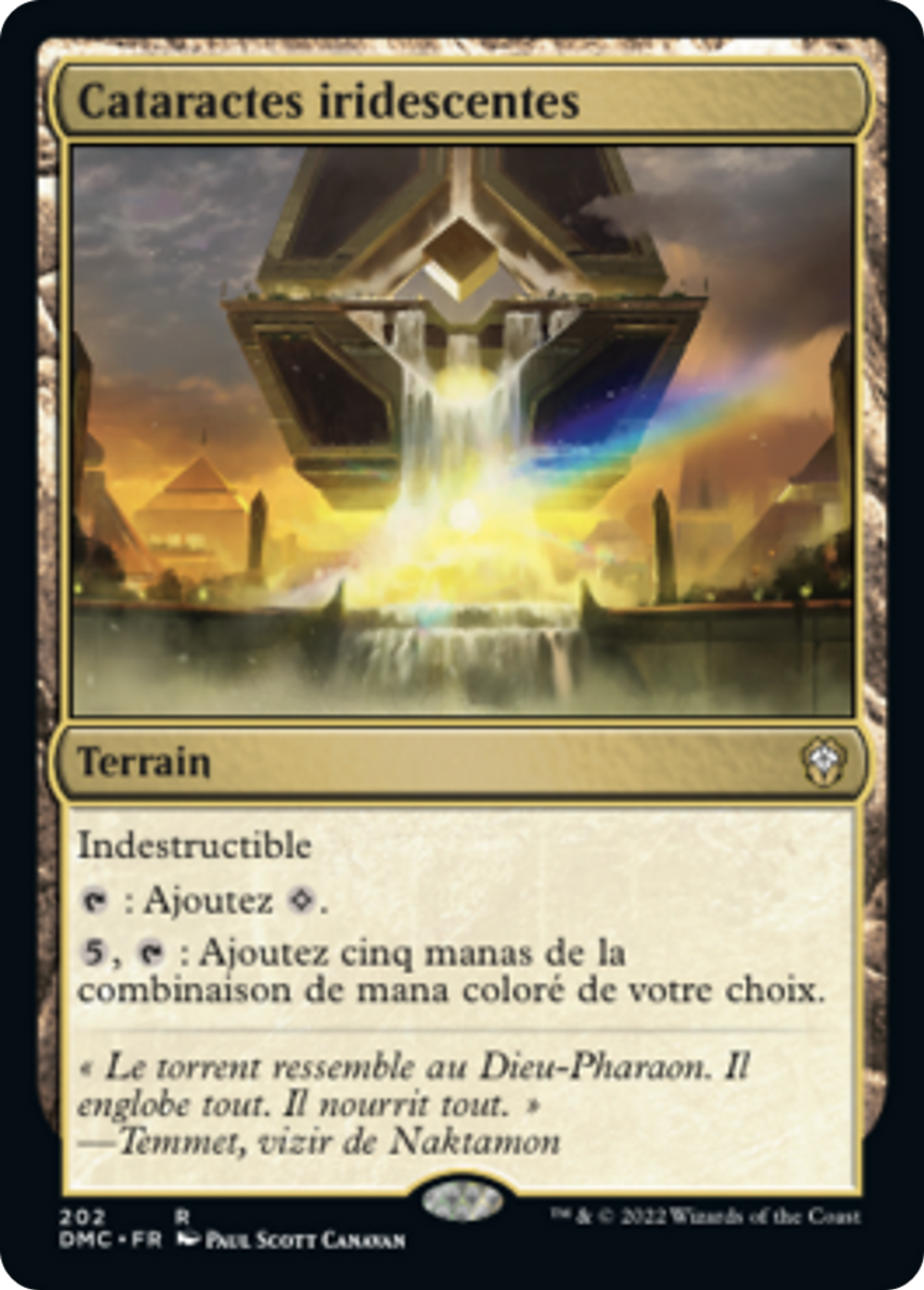 Cataractes iridescentes — Dominaria United Commander — Magic: The Gathering