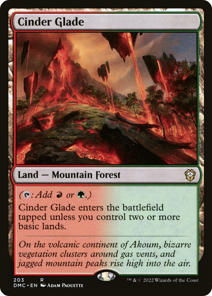 Cinder Glade — Dominaria United Commander — Magic: The Gathering