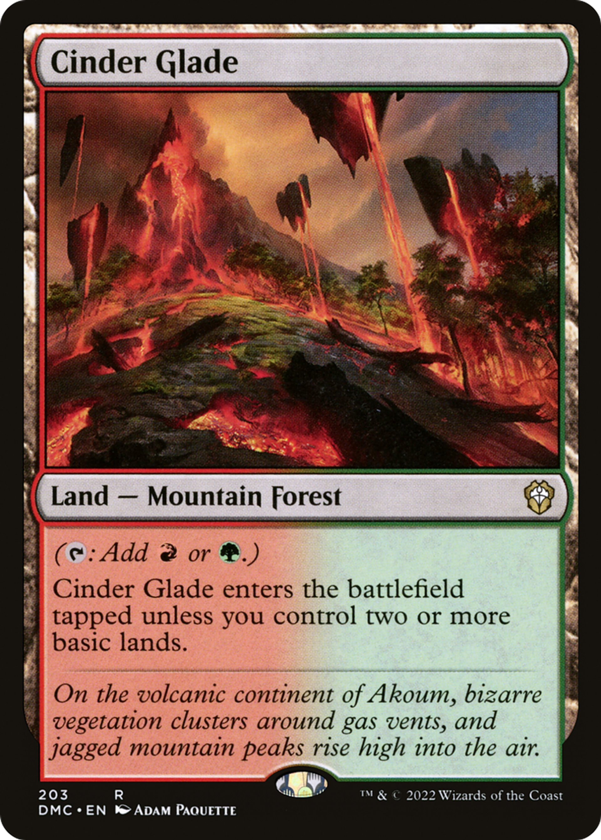 Cinder Glade — Dominaria United Commander — Magic: The Gathering