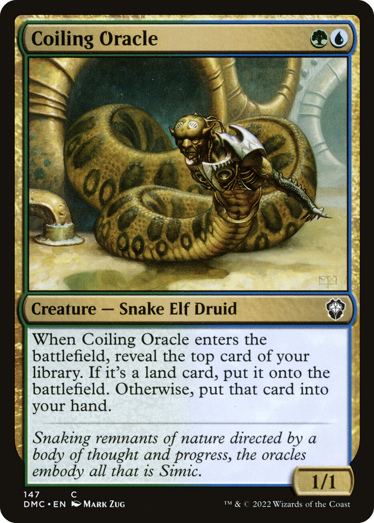 Coiling Oracle — Dominaria United Commander — Magic: The Gathering