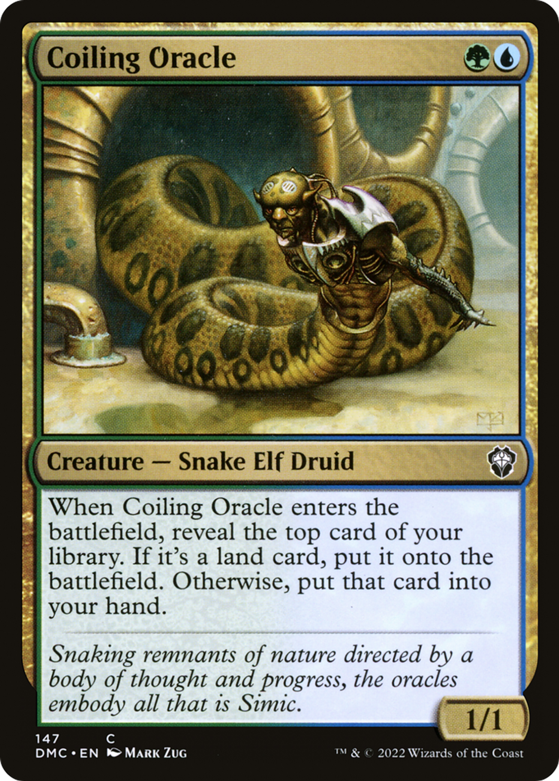 Coiling Oracle — Dominaria United Commander — Magic: The Gathering