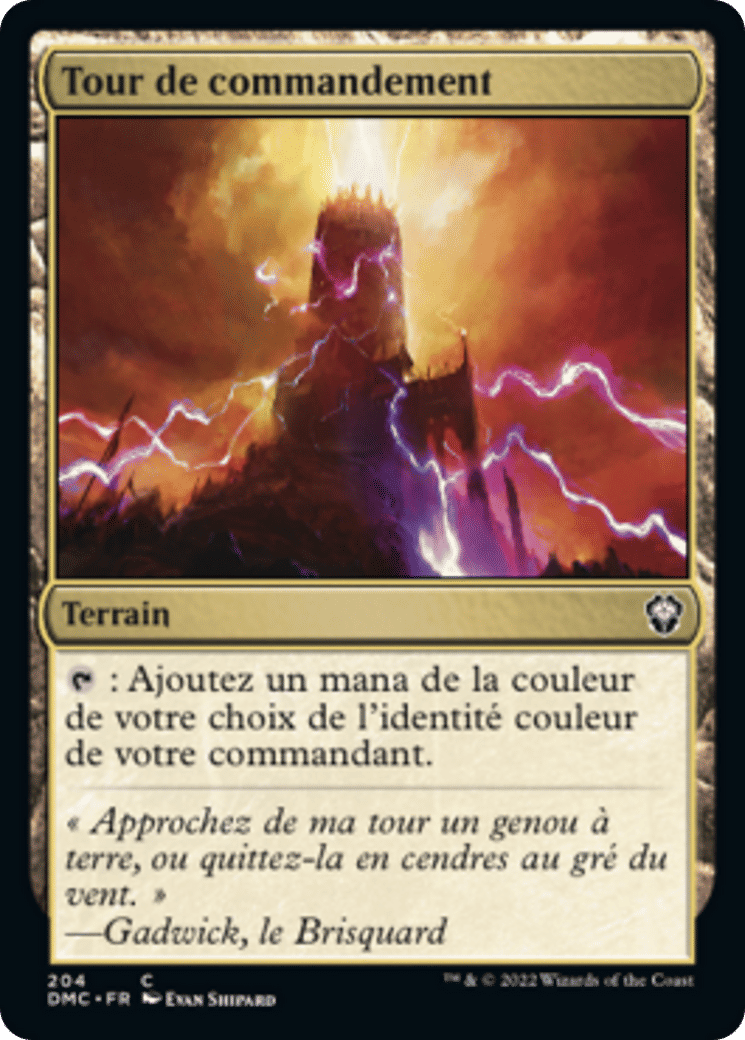 Tour de commandement — Dominaria United Commander — Magic: The Gathering