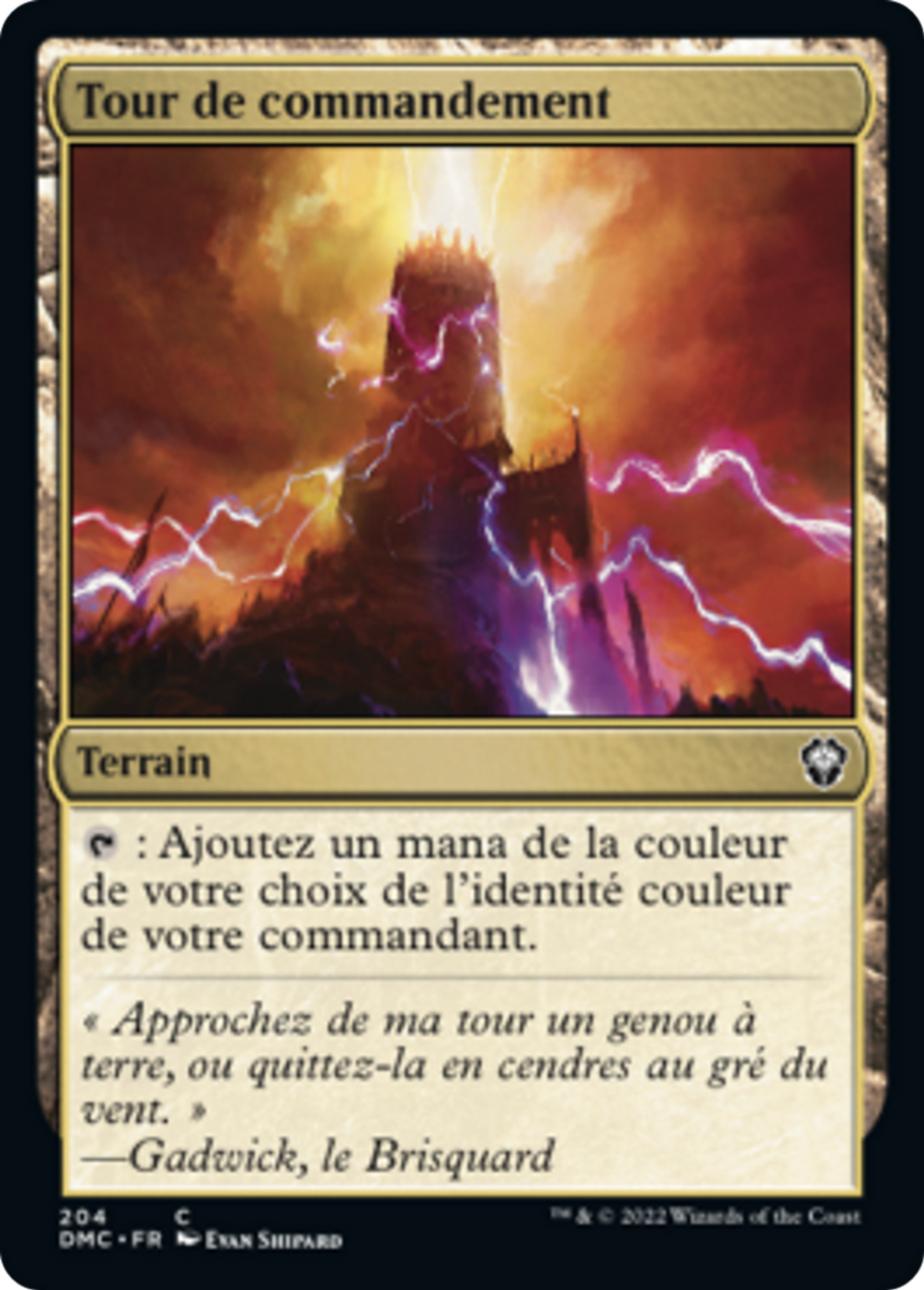Tour de commandement — Dominaria United Commander — Magic: The Gathering