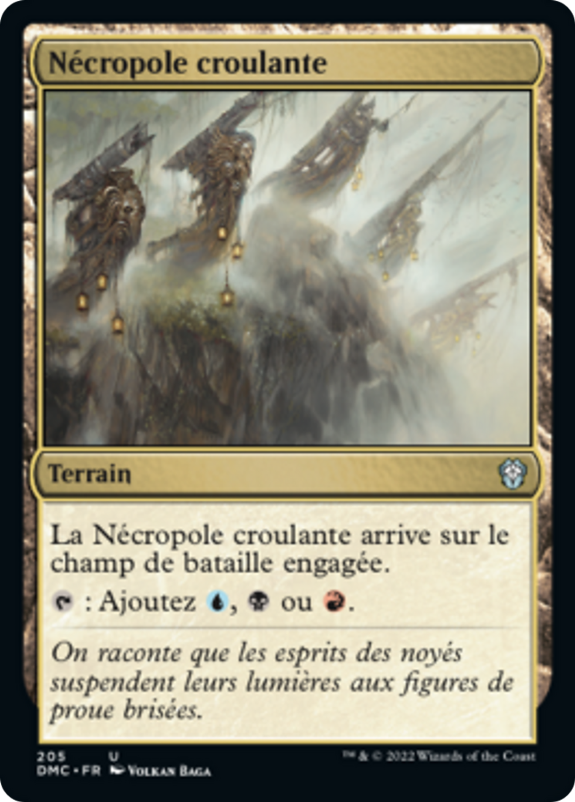 Nécropole croulante — Dominaria United Commander — Magic: The Gathering