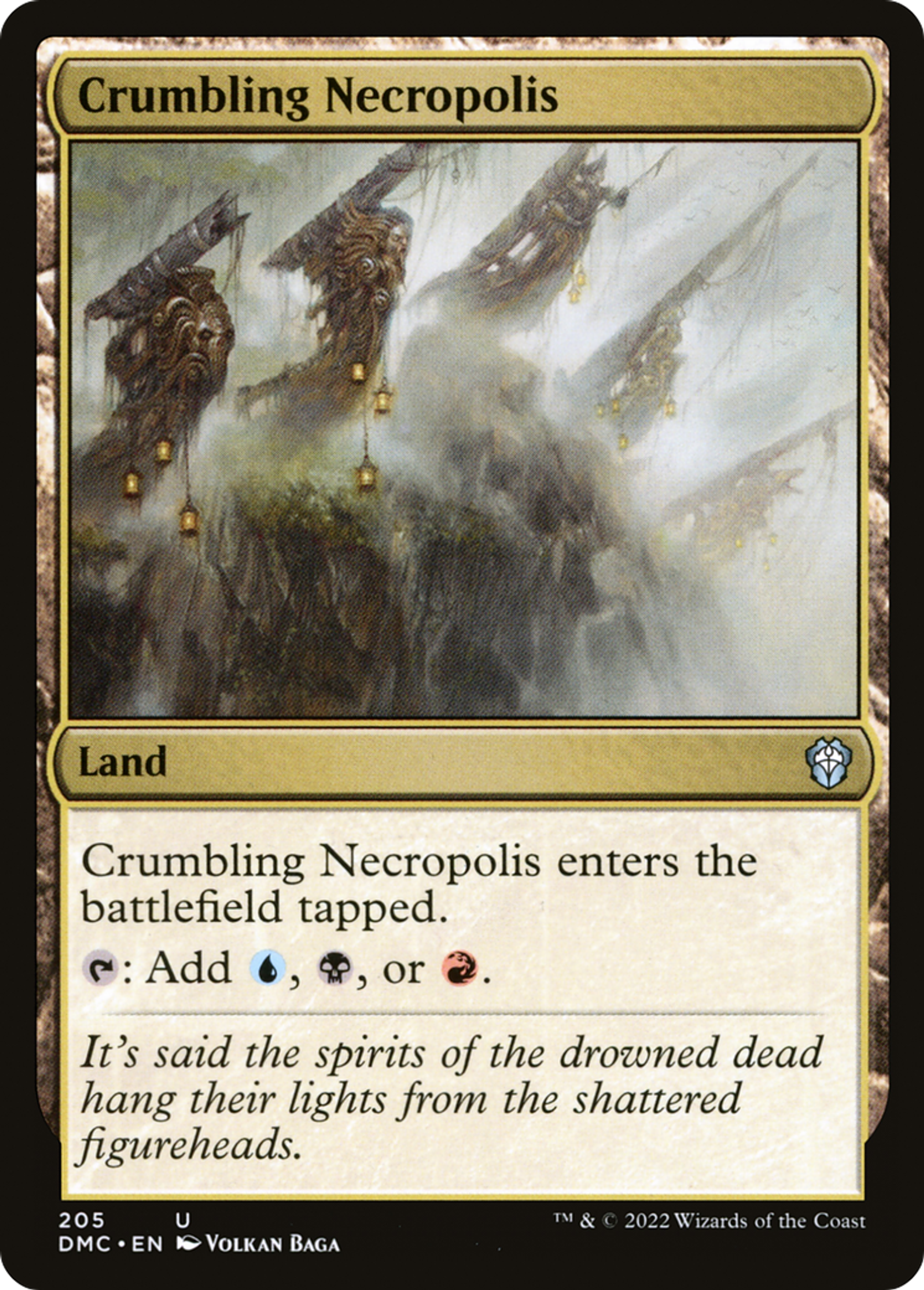 Crumbling Necropolis — Dominaria United Commander — Magic: The Gathering
