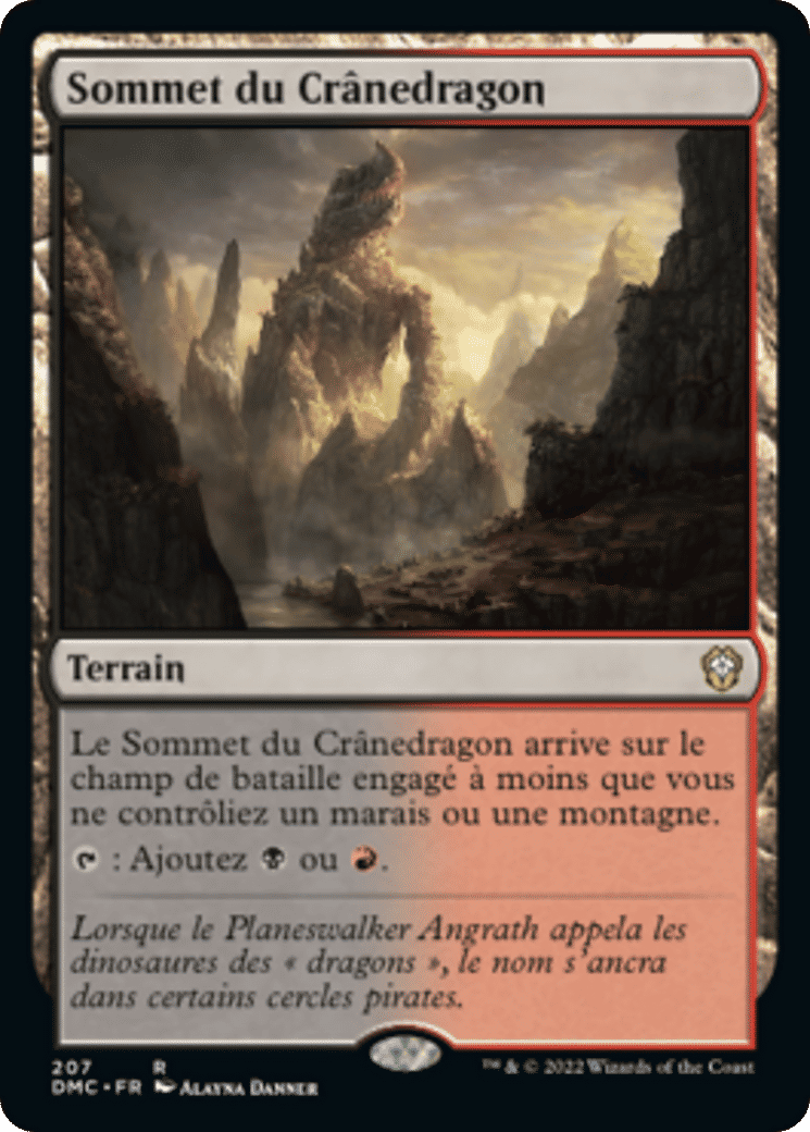 Sommet du Crânedragon — Dominaria United Commander — Magic: The Gathering