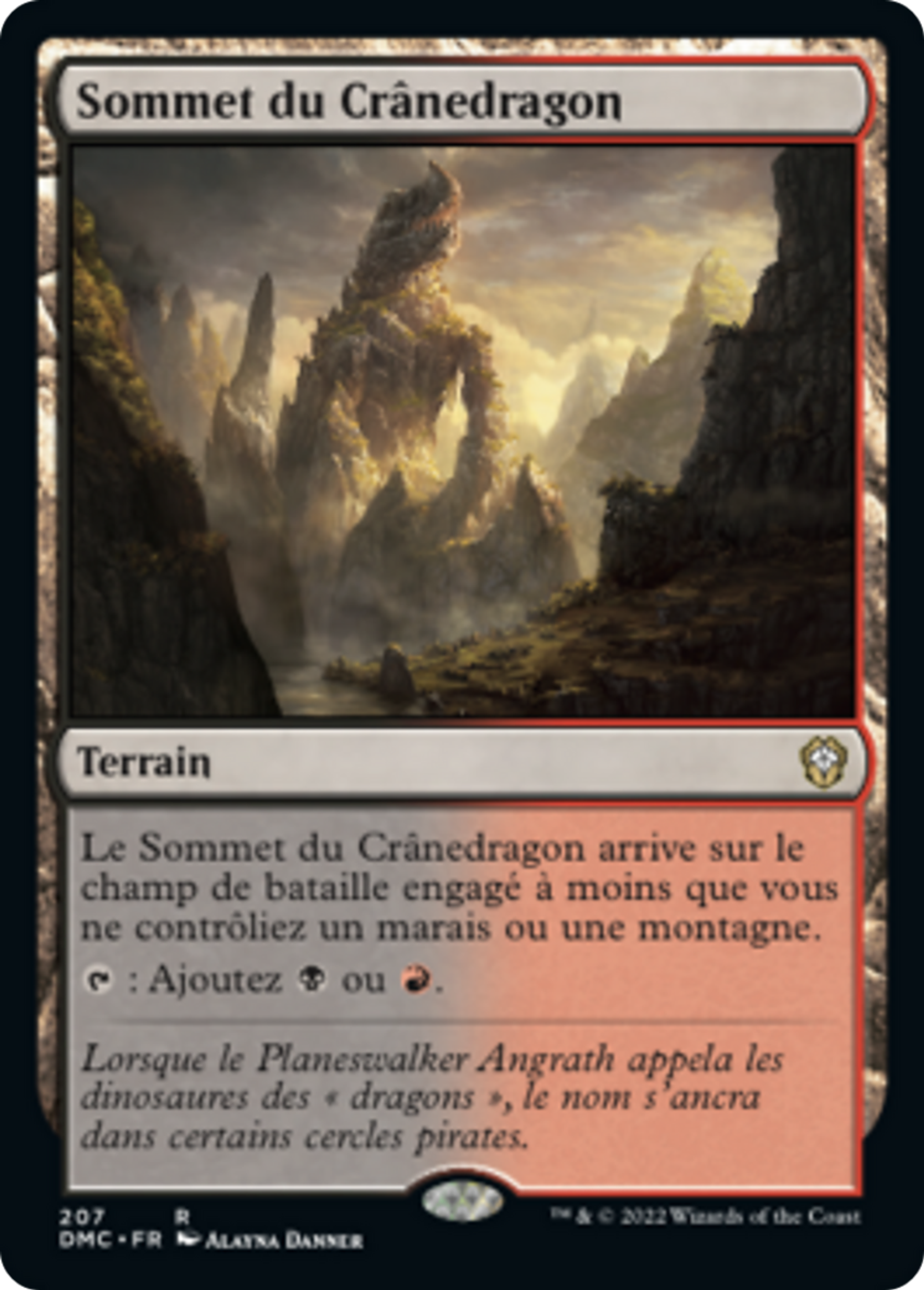 Sommet du Crânedragon — Dominaria United Commander — Magic: The Gathering