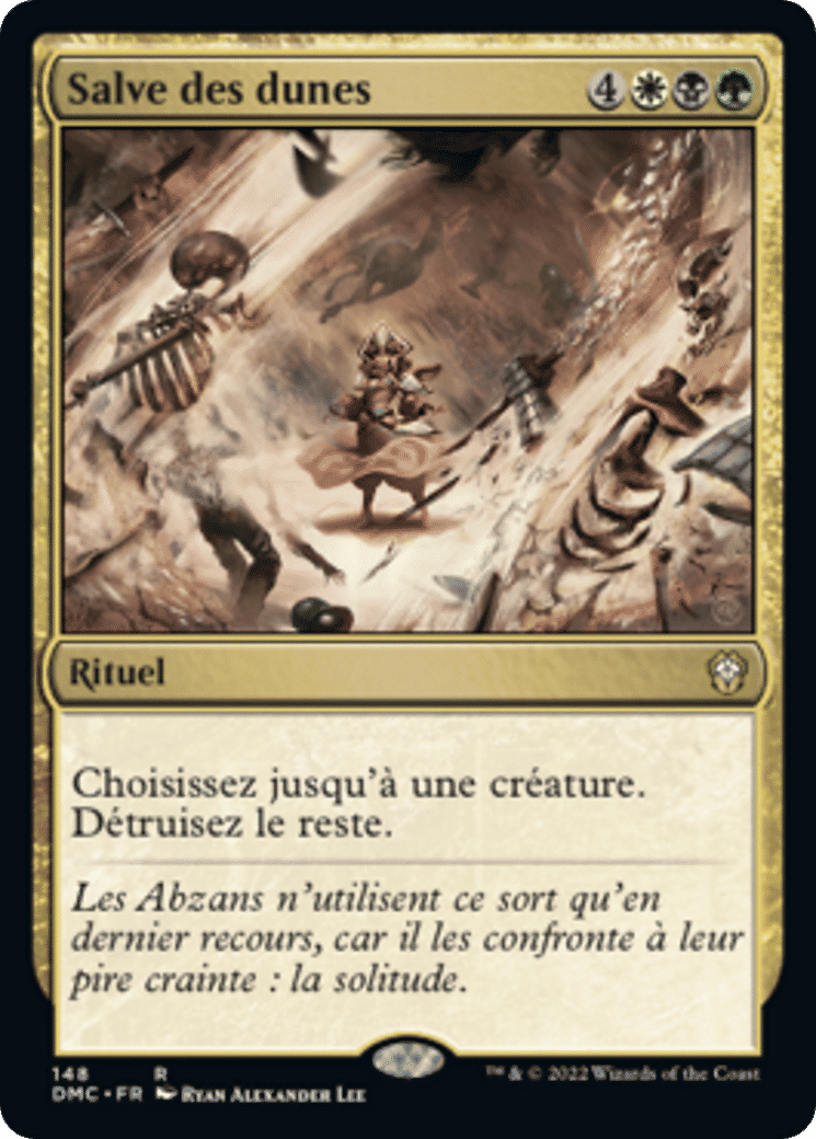 Salve des dunes — Dominaria United Commander — Magic: The Gathering