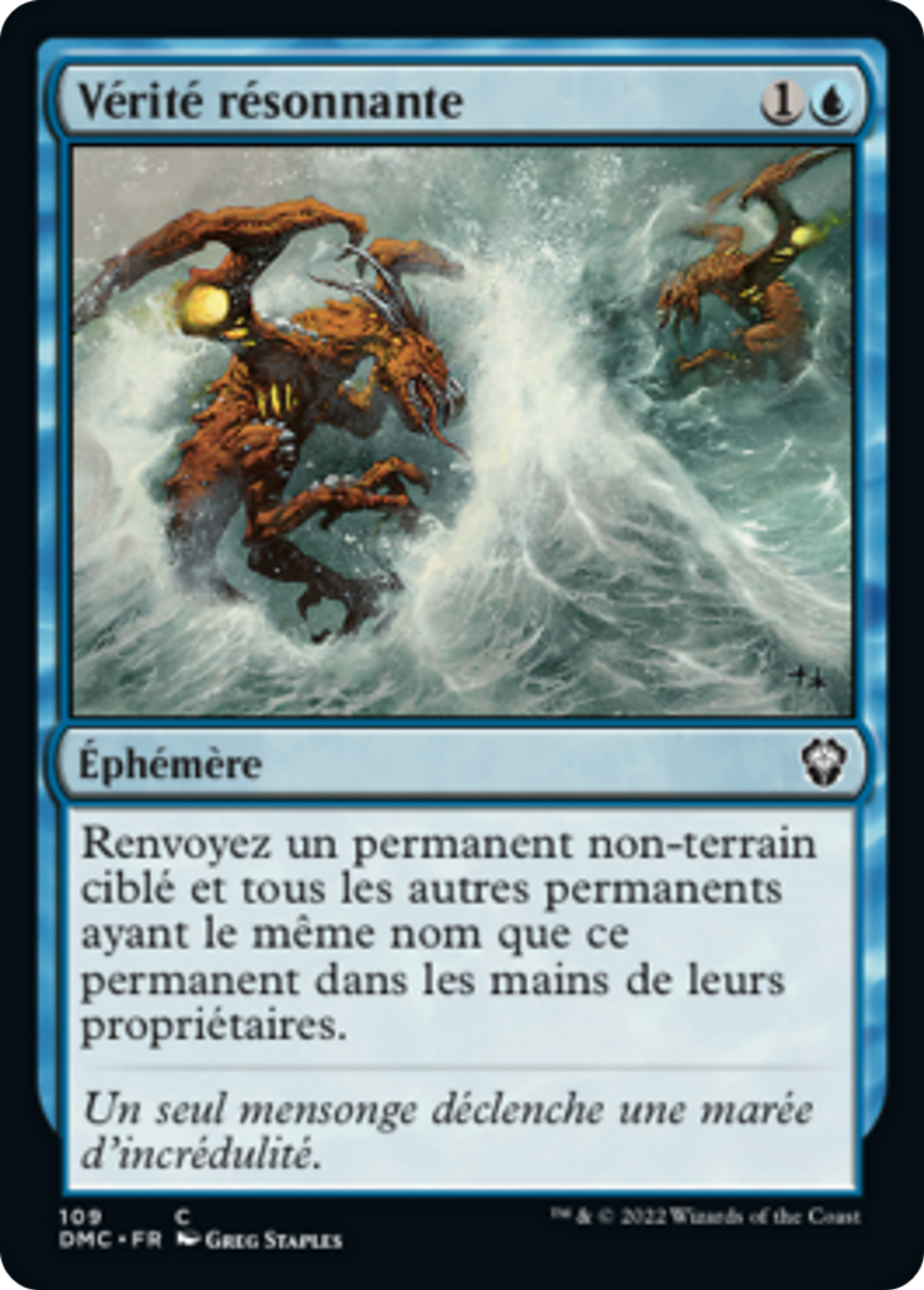 Vérité résonnante — Dominaria United Commander — Magic: The Gathering