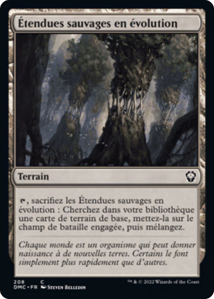 Étendues sauvages en évolution — Dominaria United Commander — Magic: The Gathering