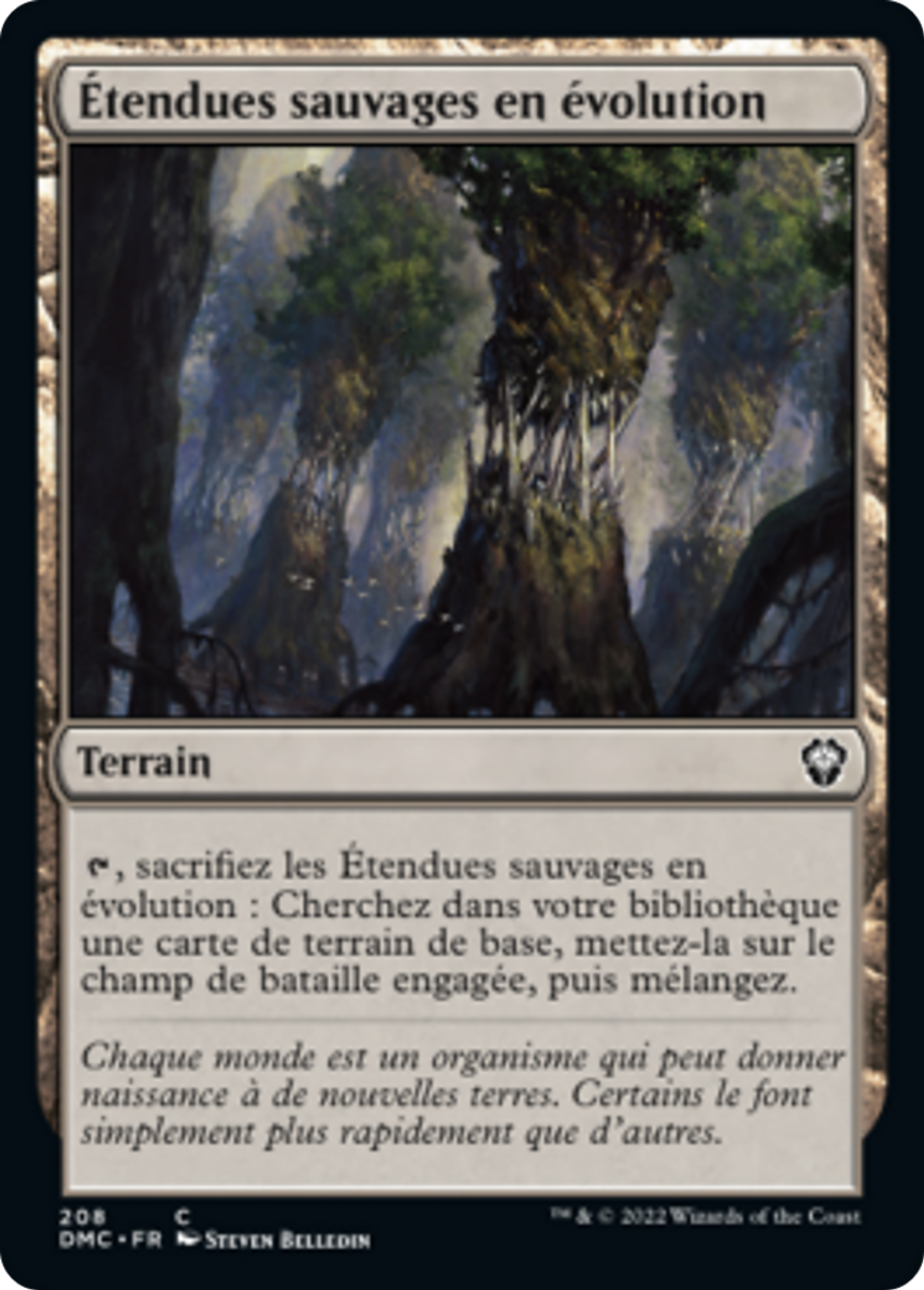 Étendues sauvages en évolution — Dominaria United Commander — Magic: The Gathering