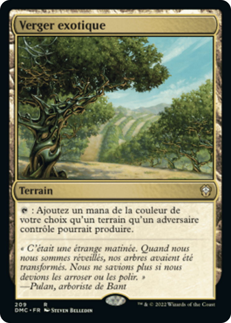 Verger exotique — Dominaria United Commander — Magic: The Gathering